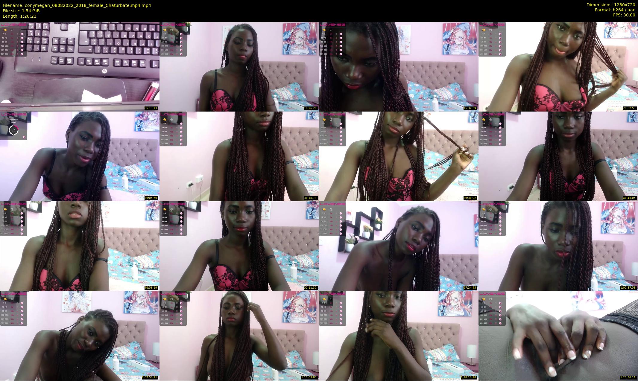 conymegan — 89 minute Chaturbate female cam show recording, 720p, Aug 8, 2022