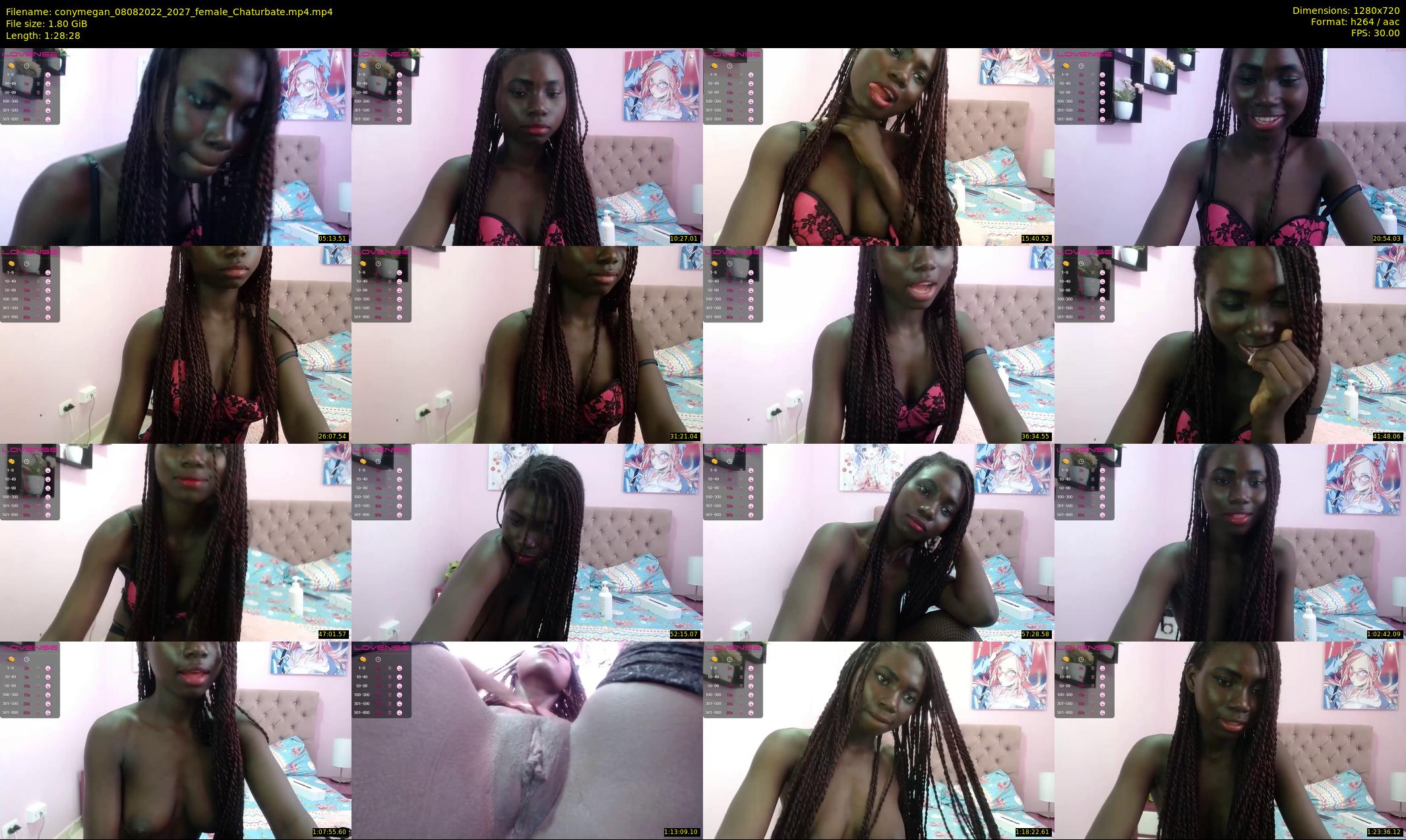 conymegan — 89 minute Chaturbate female cam show recording, 720p, Aug 8, 2022