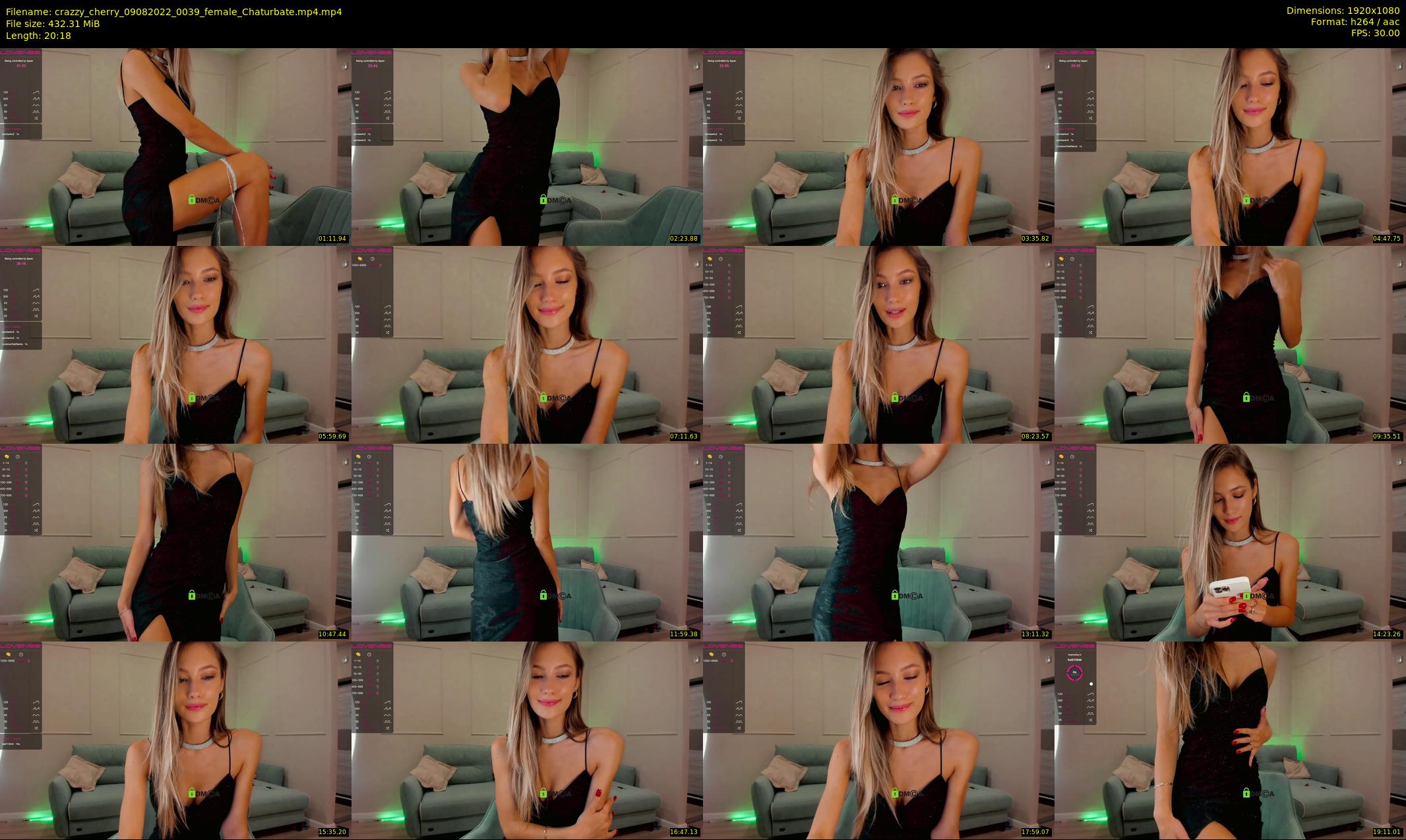 crazzy_cherry — 21 minute Chaturbate female cam show recording, 1080p, Aug 9, 2022