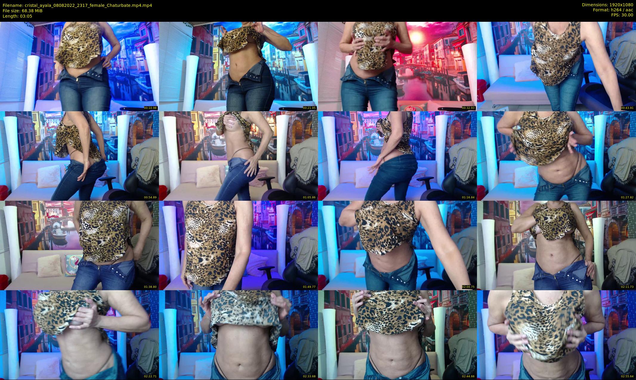 cristal_ayala — 4 minute Chaturbate female cam show recording, 1080p, Aug 8, 2022