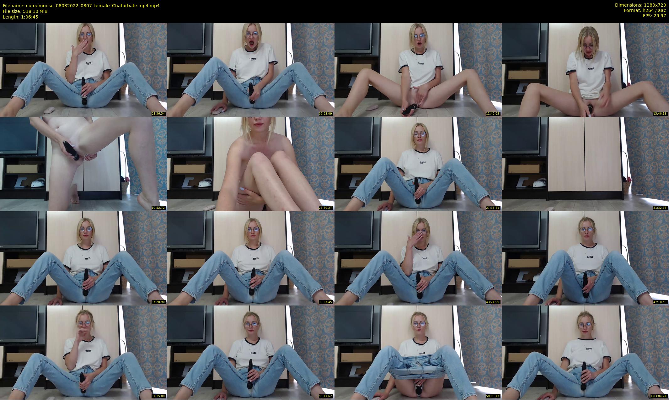 cuteemouse — 67 minute Chaturbate female cam show recording, 720p, Aug 8, 2022