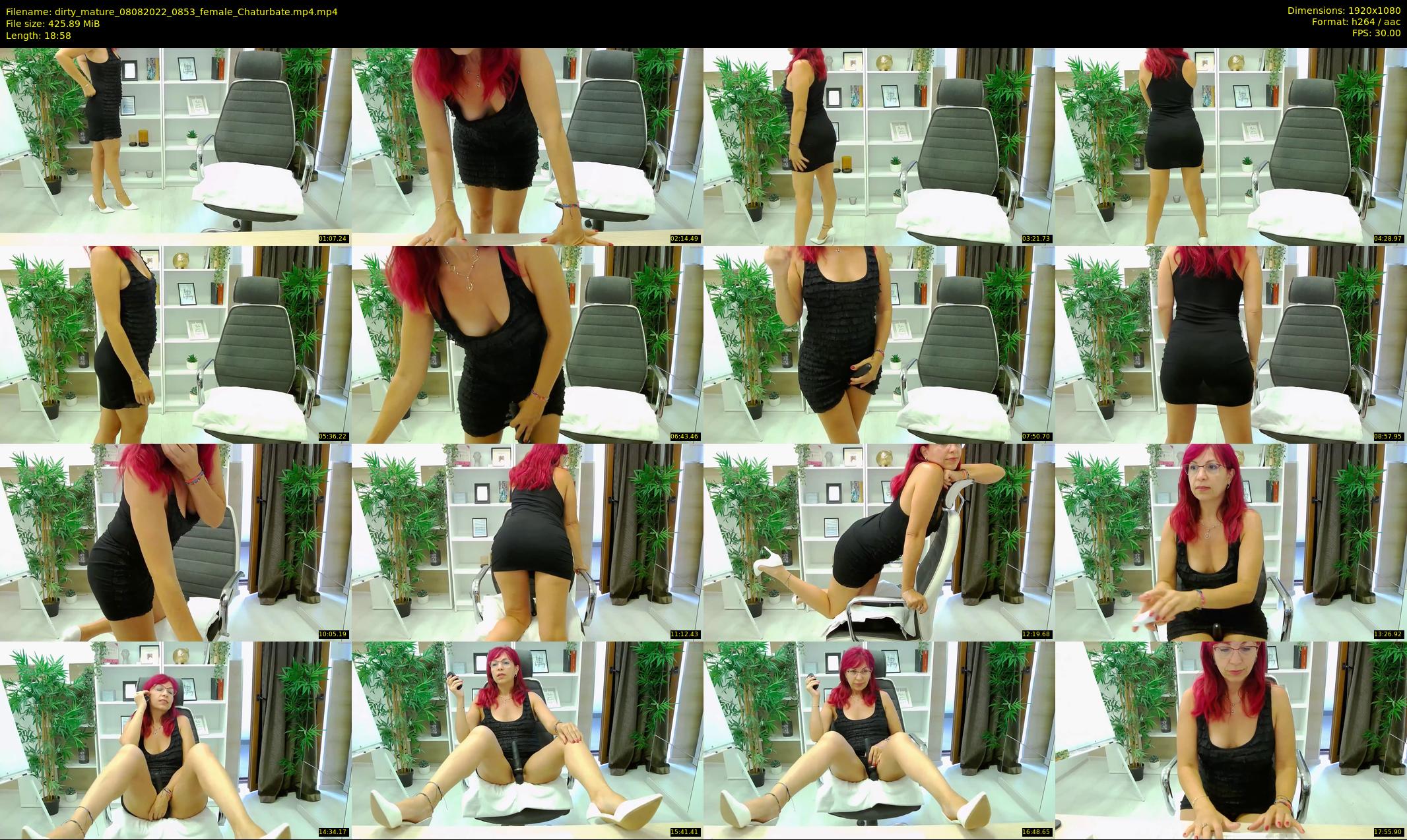 dirty_mature — 19 minute Chaturbate female cam show recording, 1080p, Aug 8, 2022