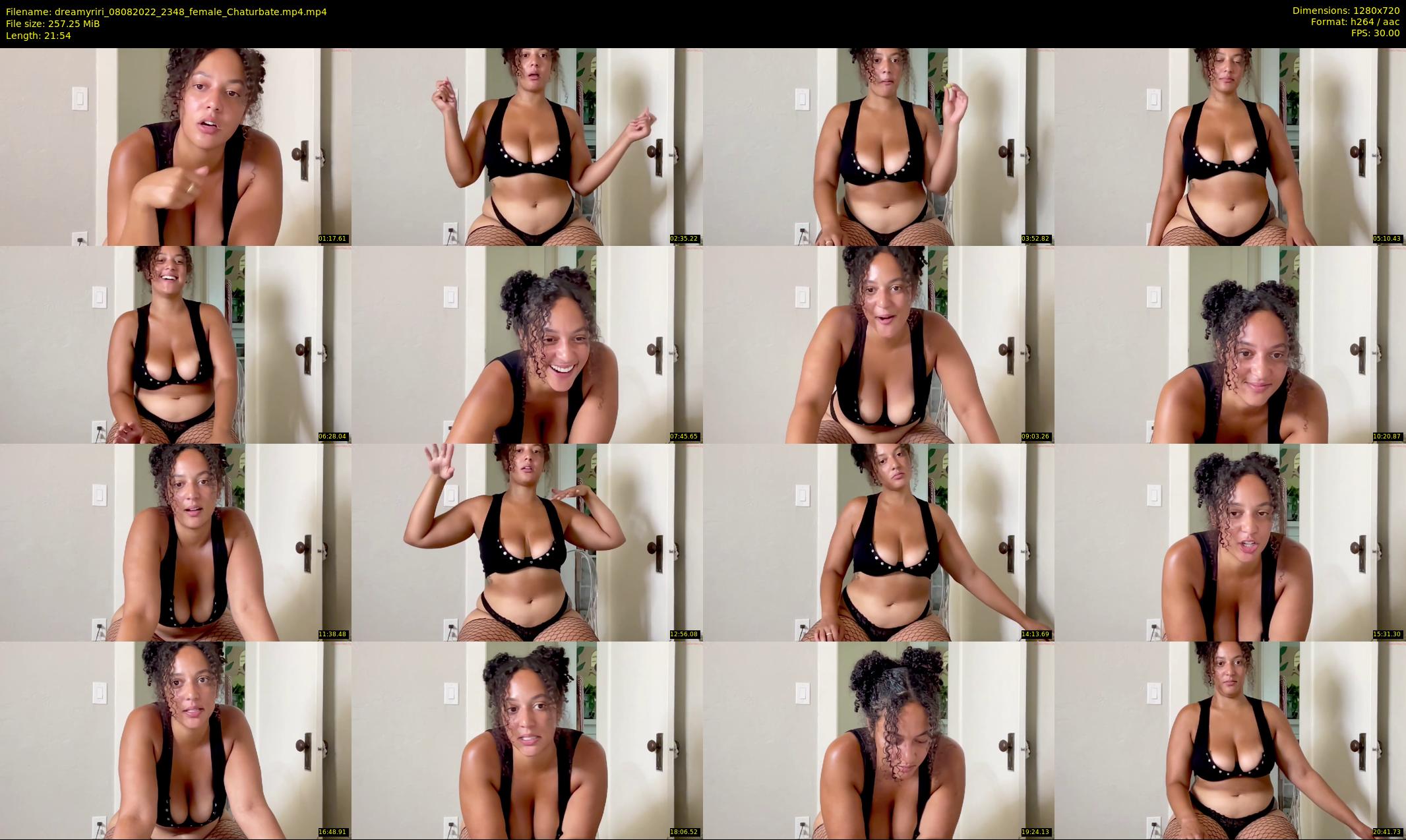 dreamyriri — 22 minute Chaturbate female cam show recording, 720p, Aug 8, 2022