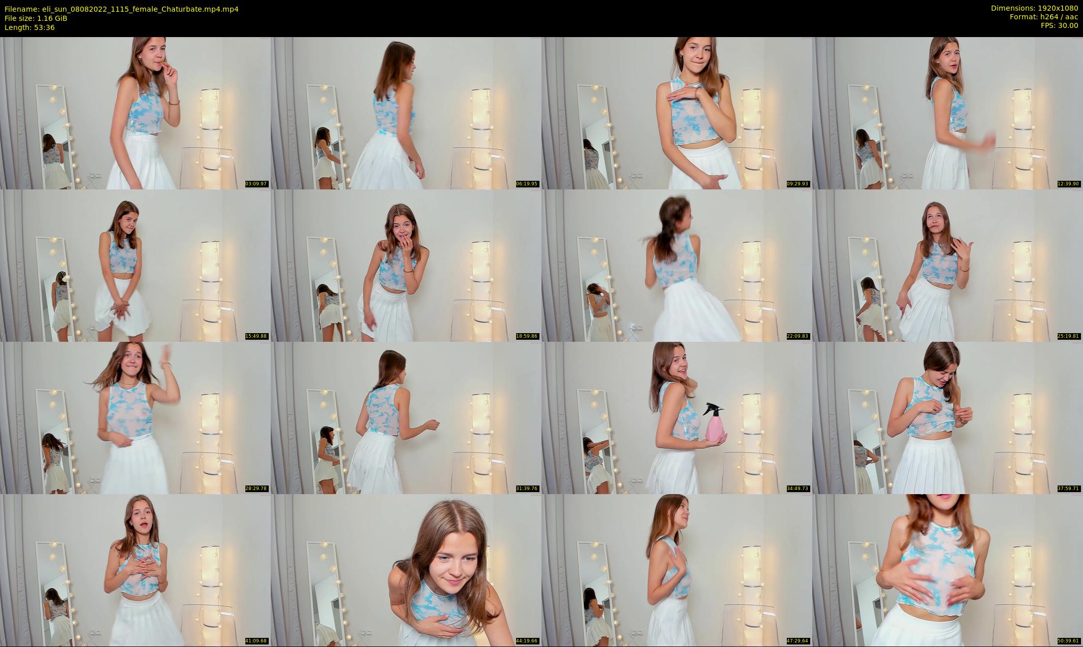 eli_sun — 54 minute Chaturbate female cam show recording, 1080p, Aug 8, 2022