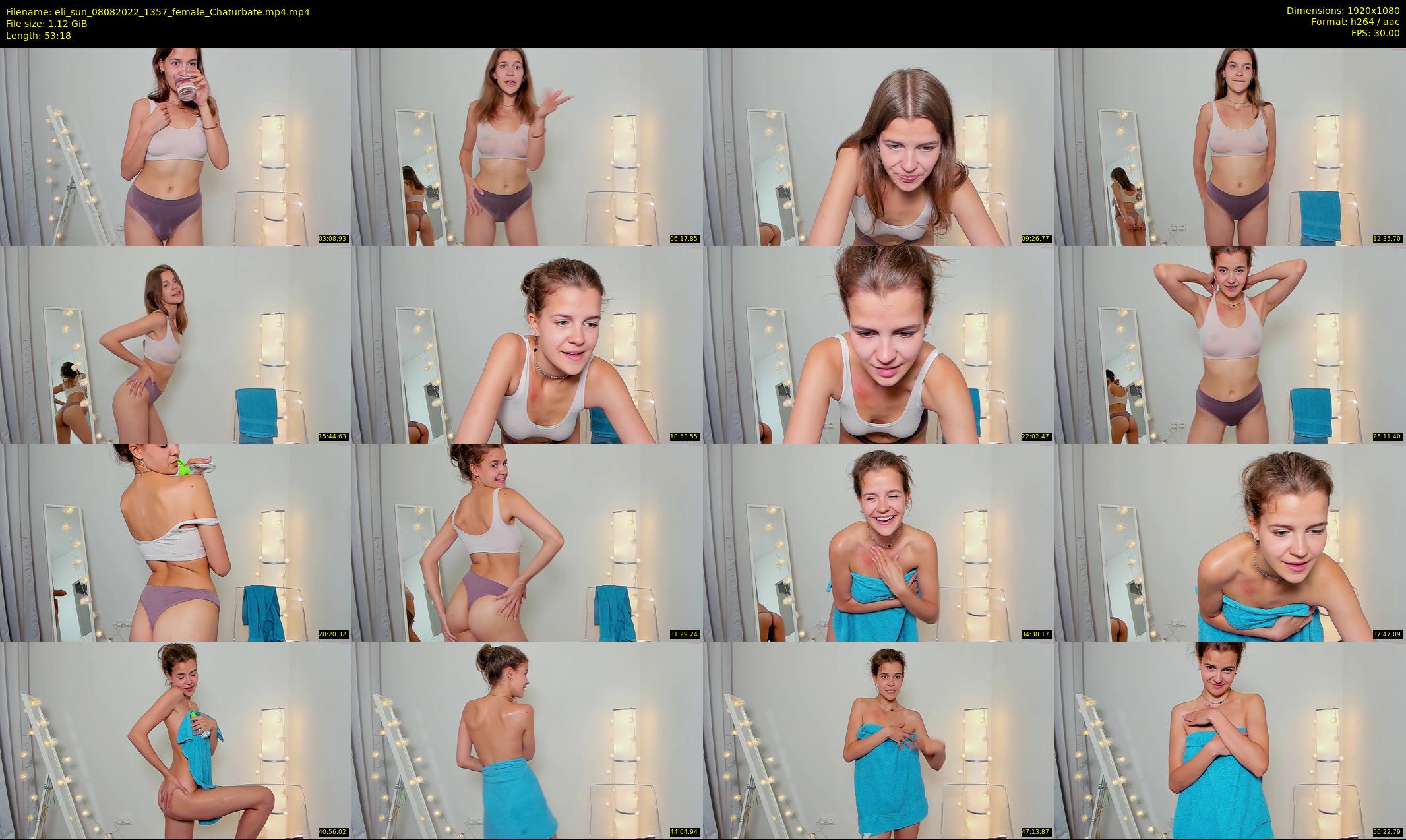 eli_sun — 54 minute Chaturbate female cam show recording, 1080p, Aug 8, 2022