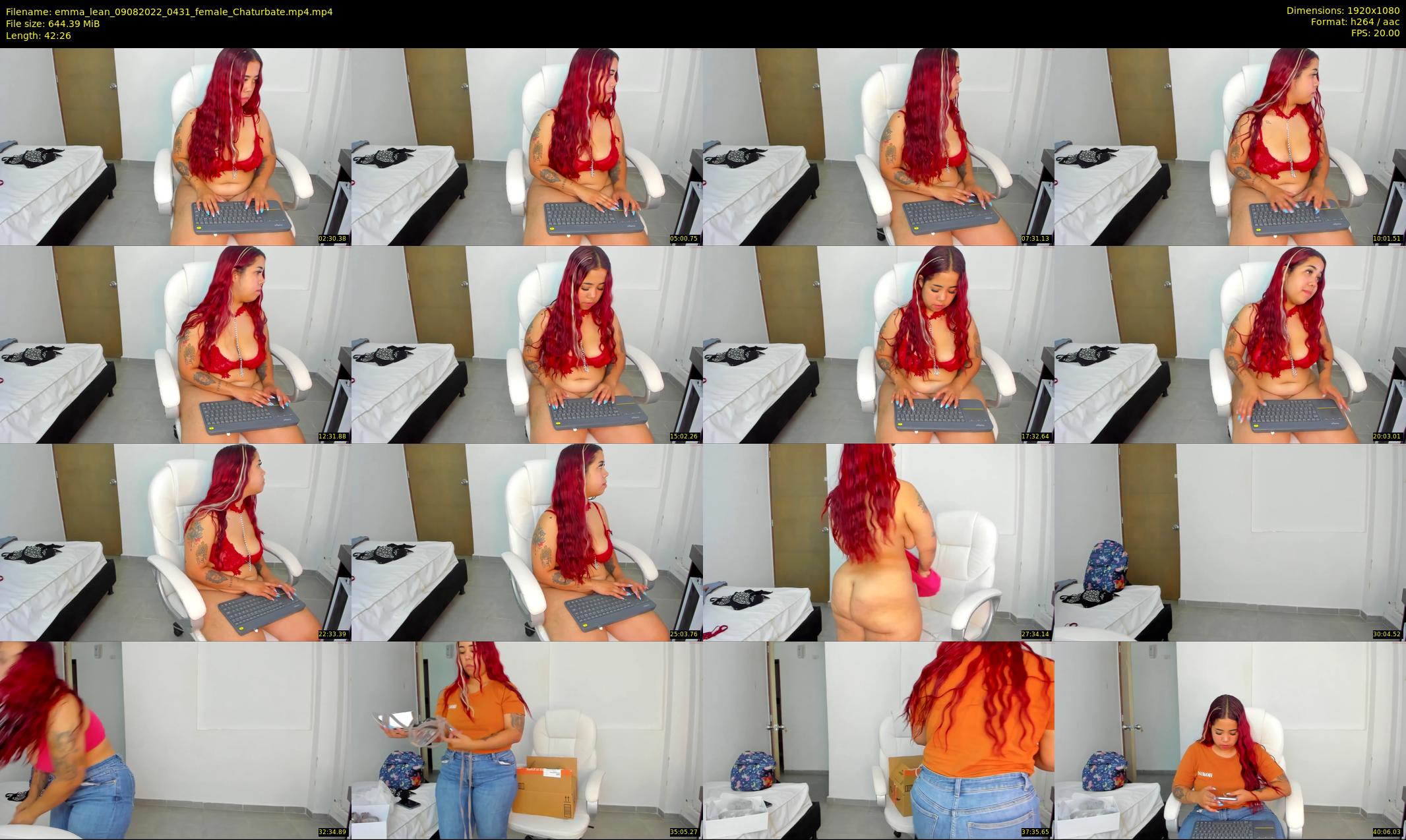 emma_lean — 43 minute Chaturbate female cam show recording, 1080p, Aug 9, 2022