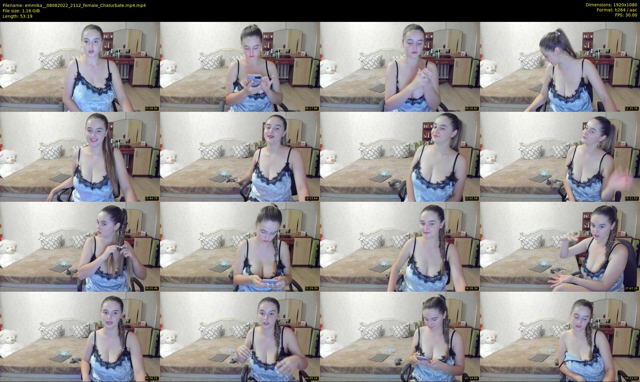emmika_ — 54 minute Chaturbate female cam show recording, 1080p, Aug 8, 2022