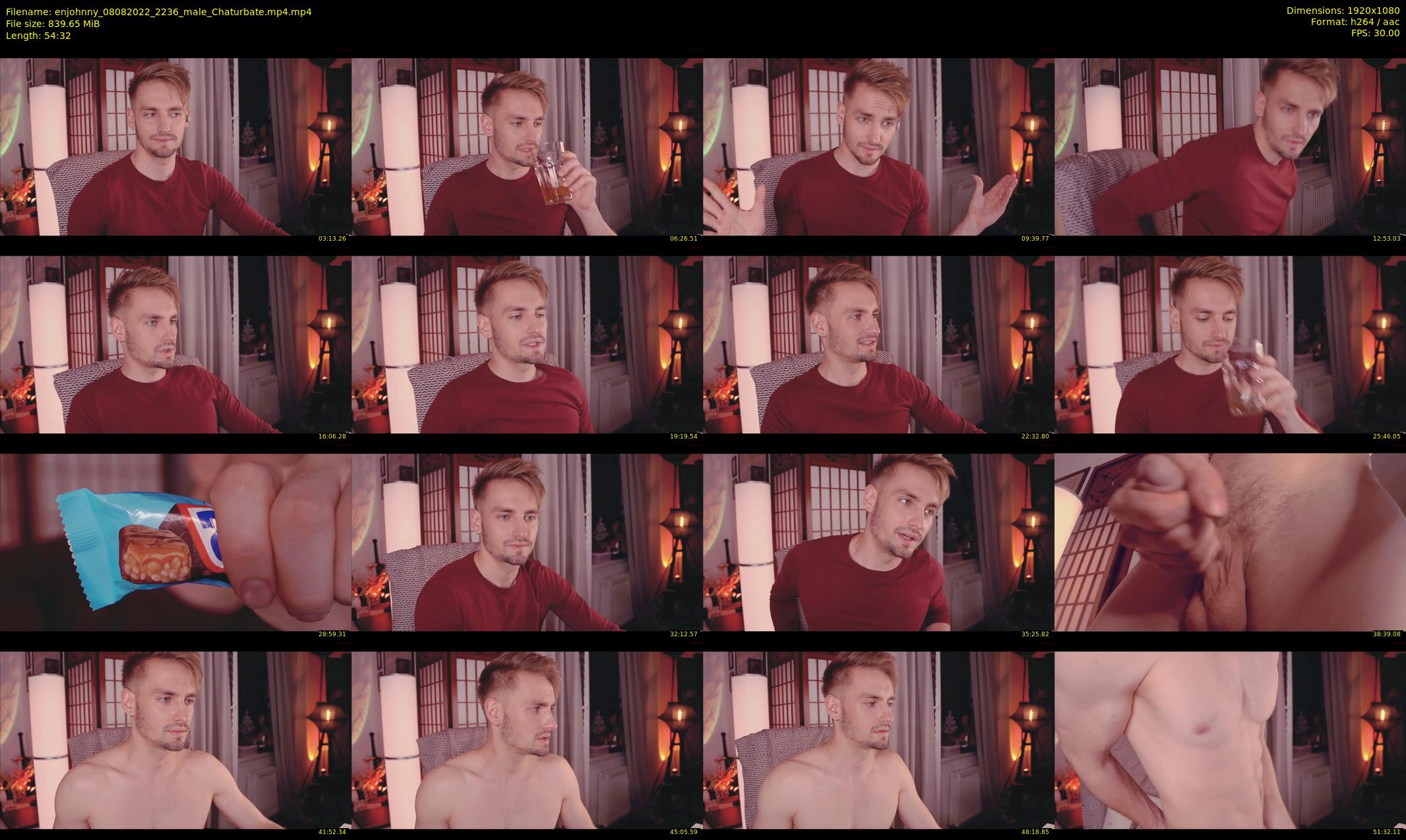 enjohnny — 55 minute Chaturbate male cam show recording, 1080p, Aug 8, 2022