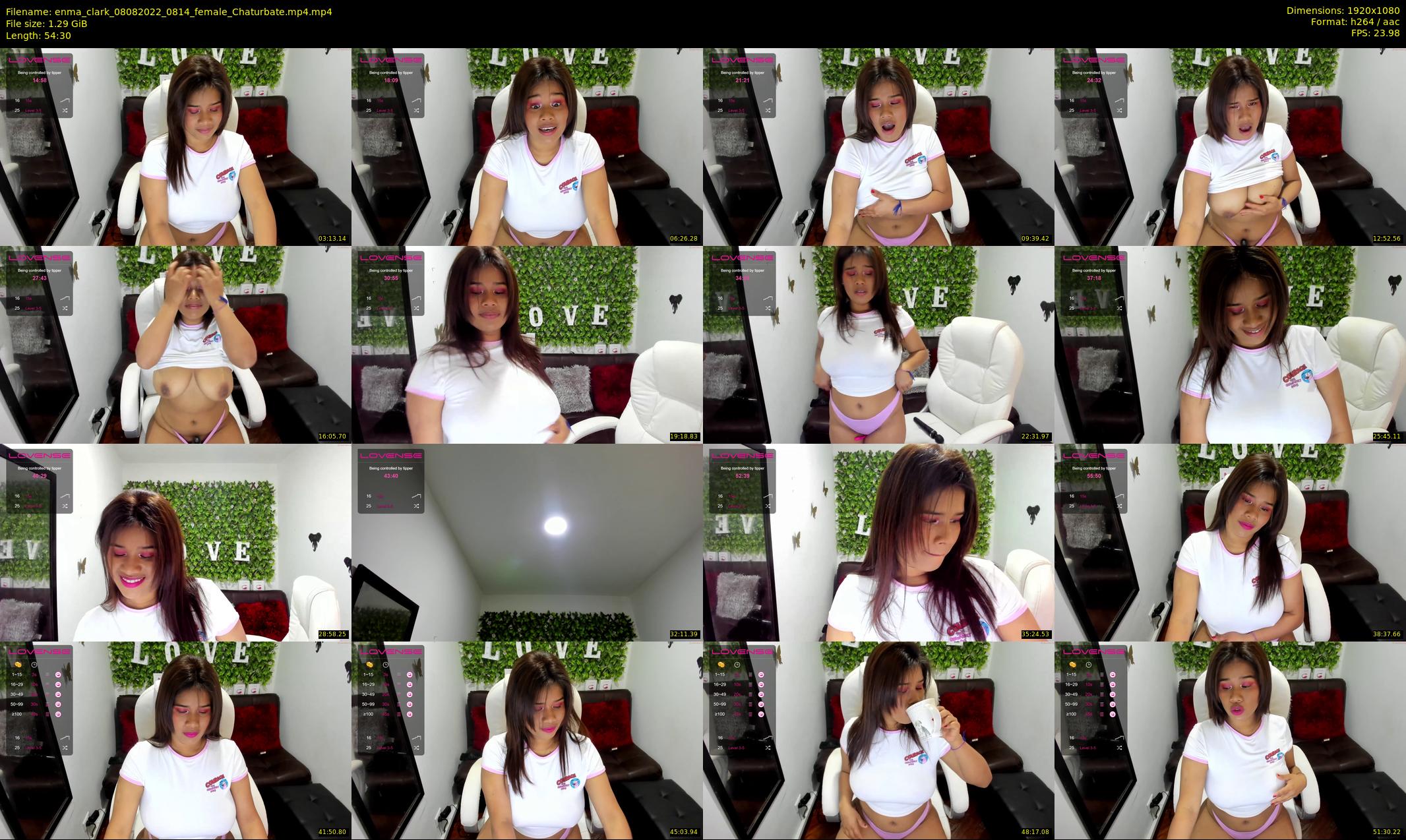 enma_clark — 55 minute Chaturbate female cam show recording, 1080p, Aug 8, 2022