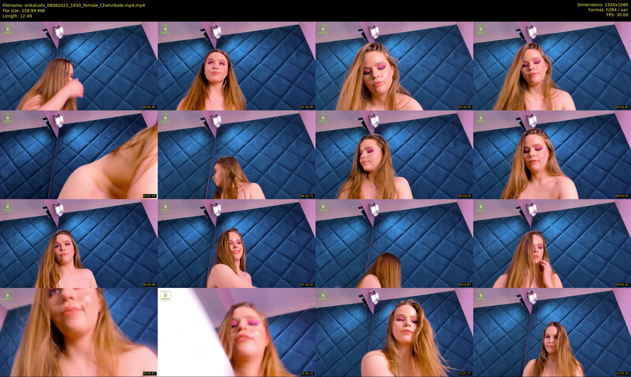 erikalustx — 13 minute Chaturbate female cam show recording, 1080p, Aug 8, 2022