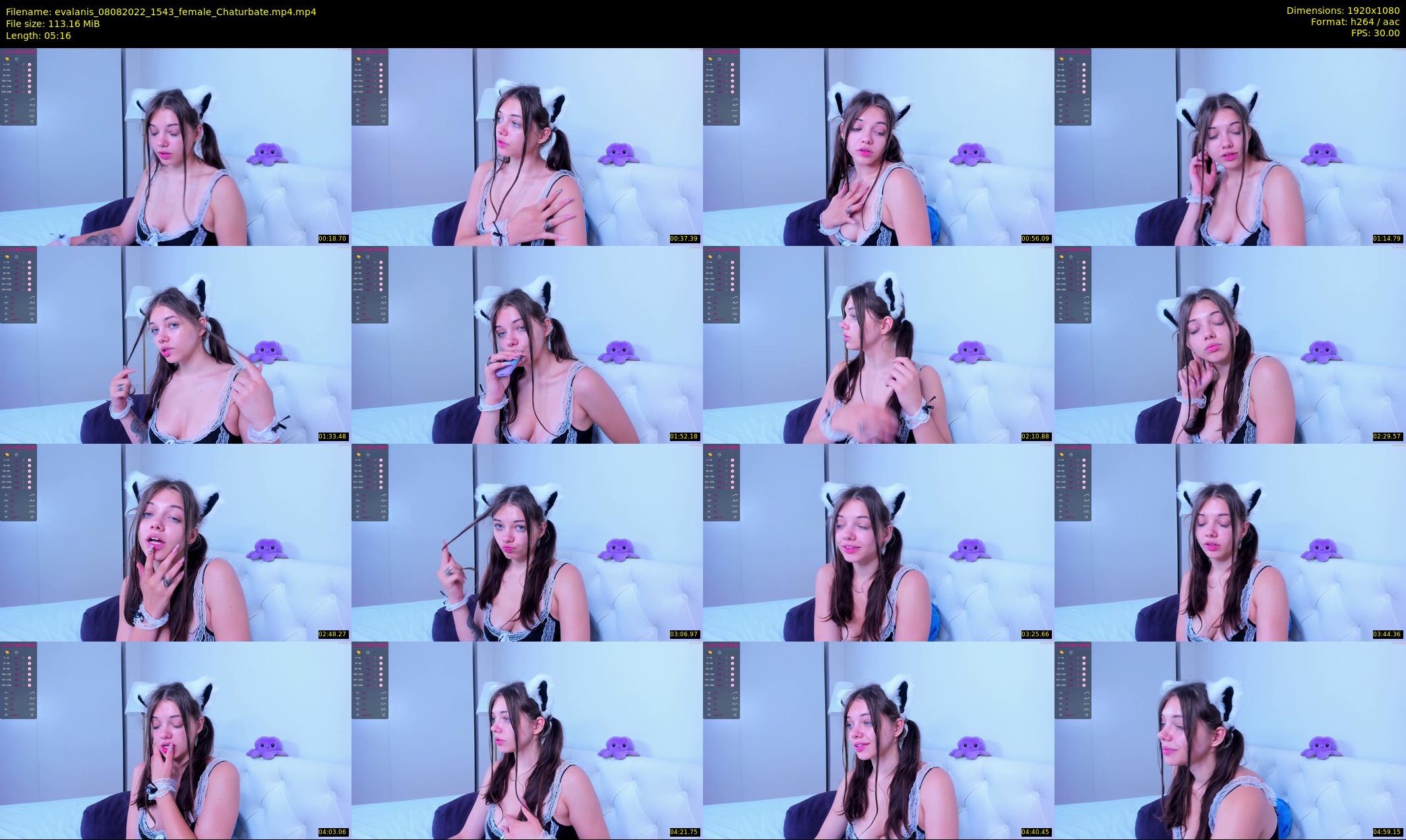 evalanis — 6 minute Chaturbate couple cam show recording, 1080p, Aug 8, 2022