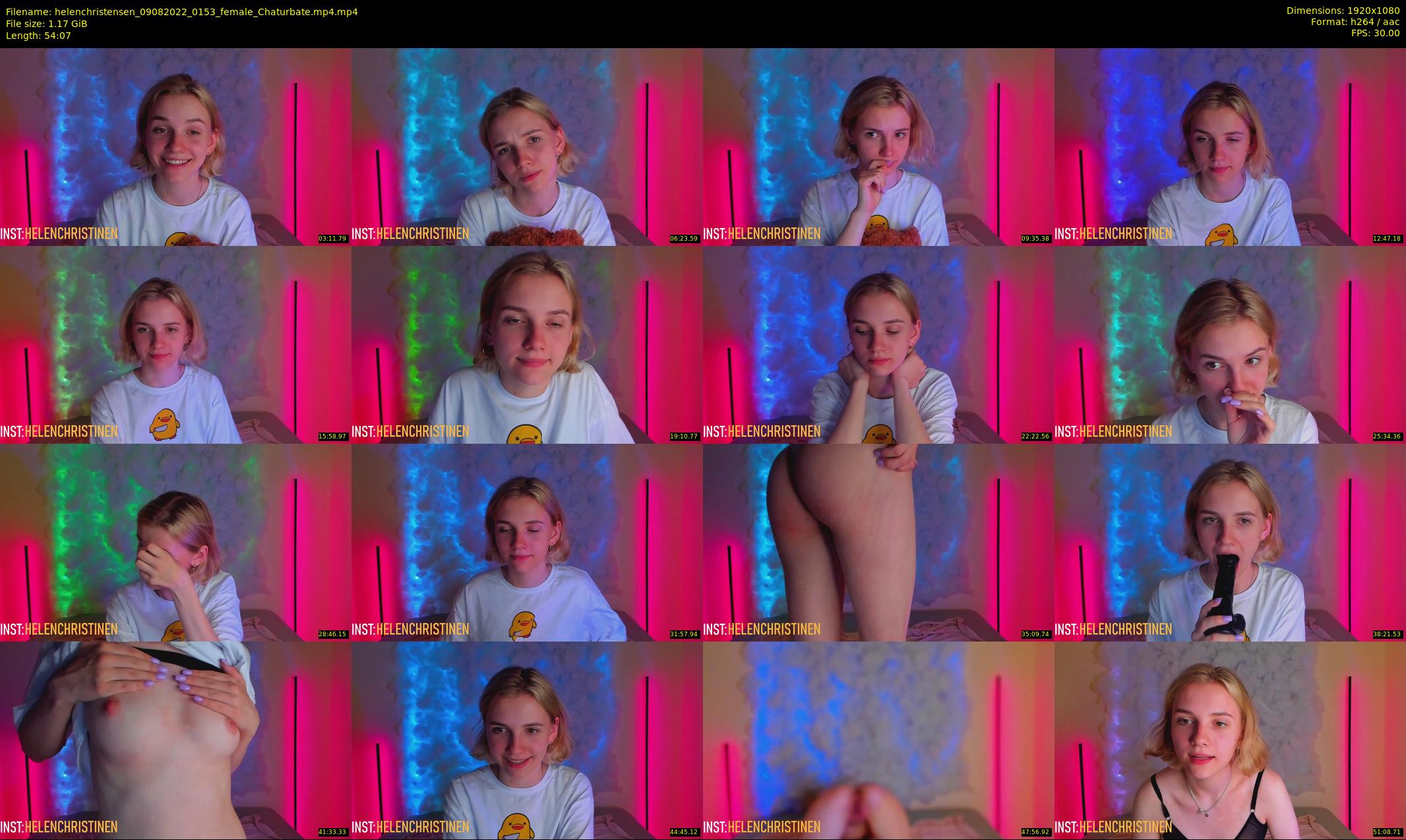 helenchristensen — 55 minute Chaturbate female cam show recording, 1080p, Aug 9, 2022