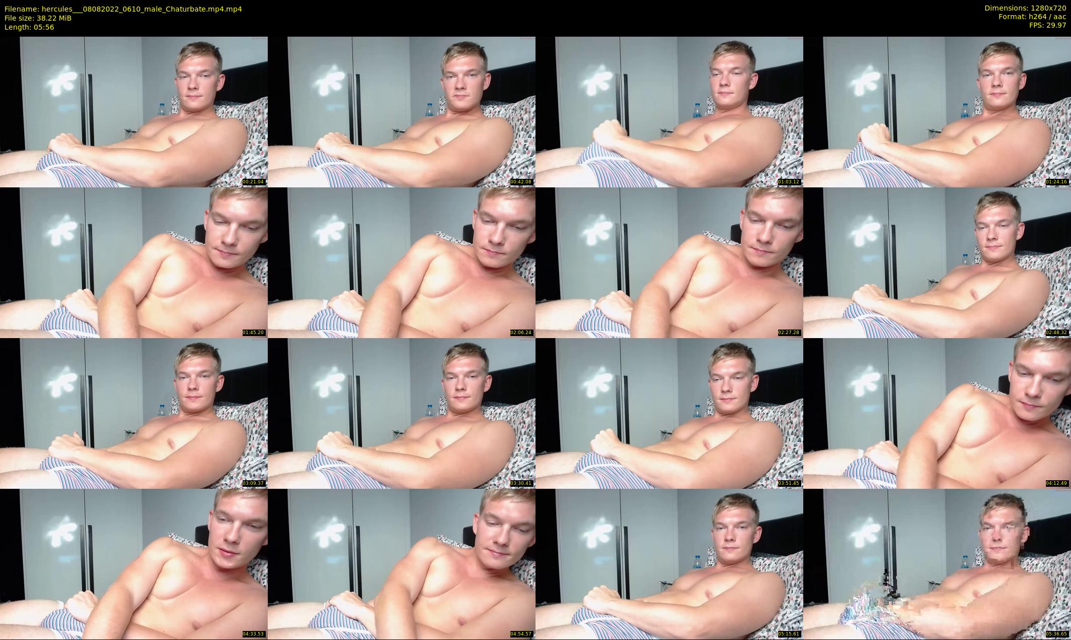 hercules__ — 6 minute Chaturbate male cam show recording, 720p, Aug 8, 2022