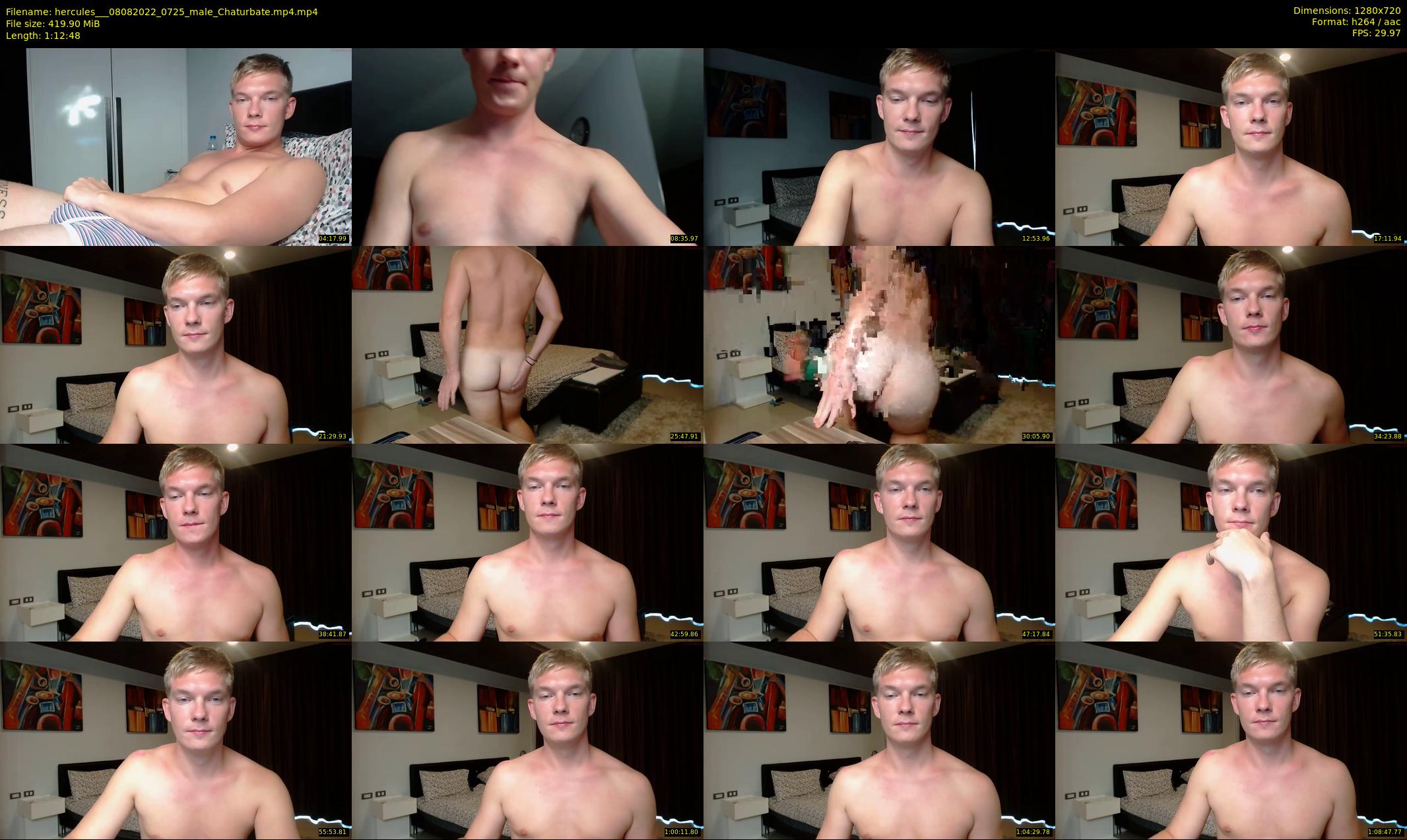 hercules__ — 73 minute Chaturbate male cam show recording, 720p, Aug 8, 2022
