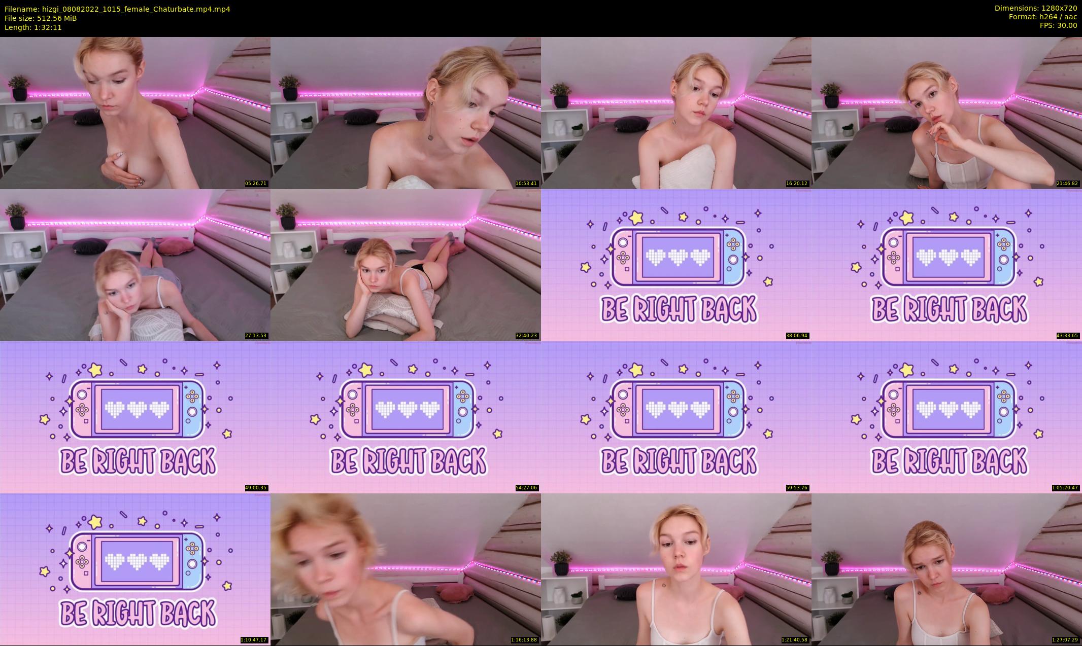 hizgi — 93 minute Chaturbate couple cam show recording, 720p, Aug 8, 2022