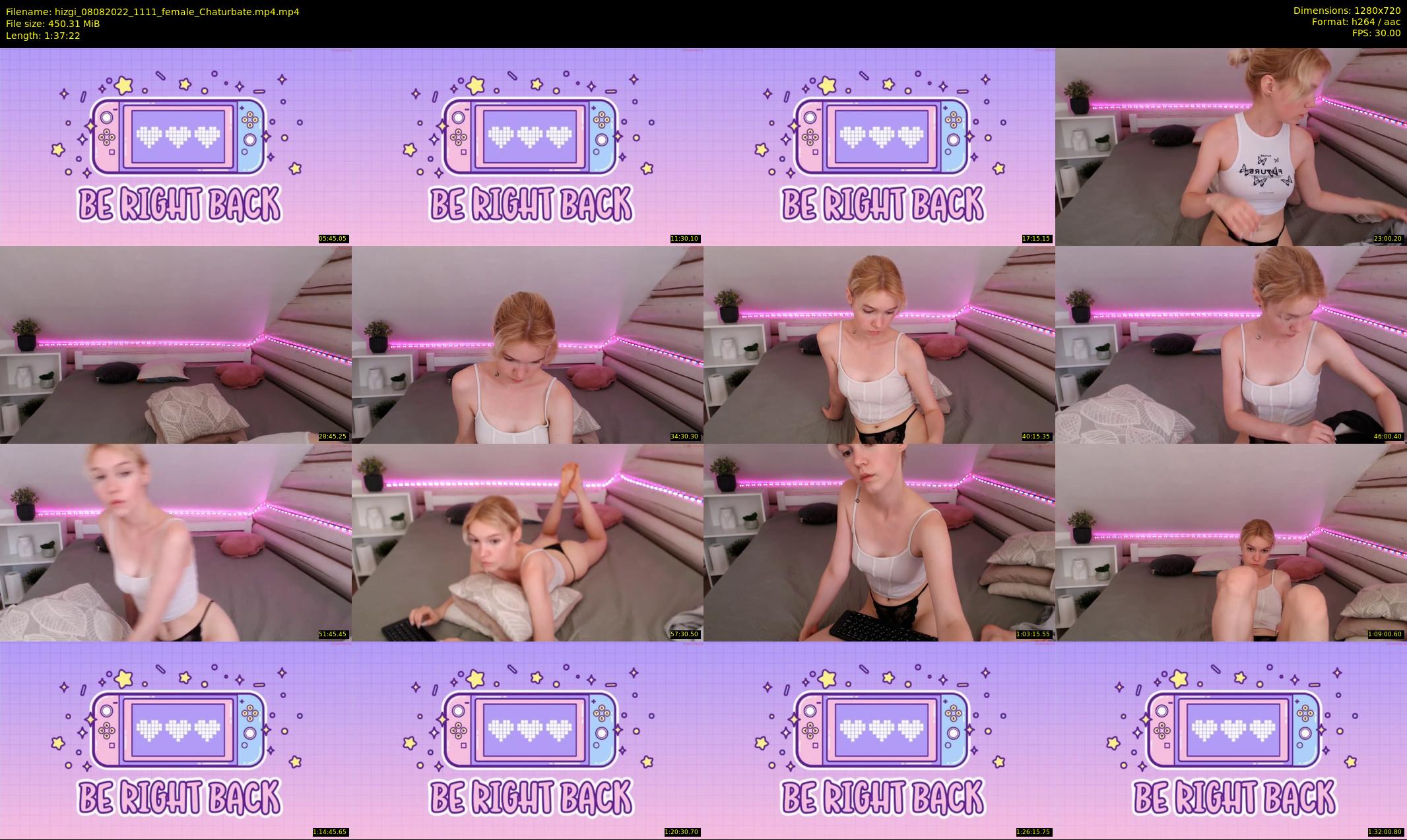 hizgi — 98 minute Chaturbate couple cam show recording, 720p, Aug 8, 2022