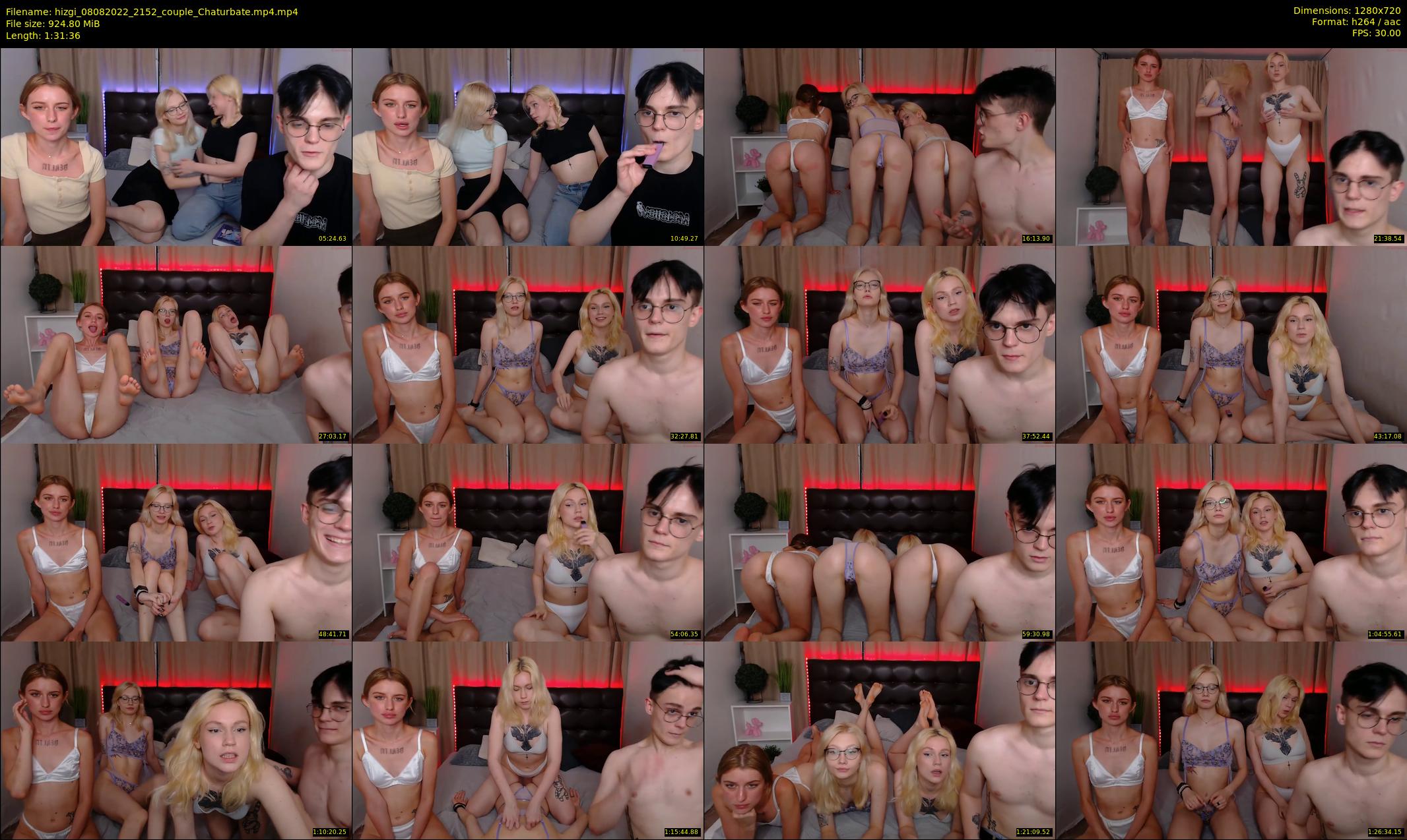 hizgi — 92 minute Chaturbate couple cam show recording, 720p, Aug 8, 2022