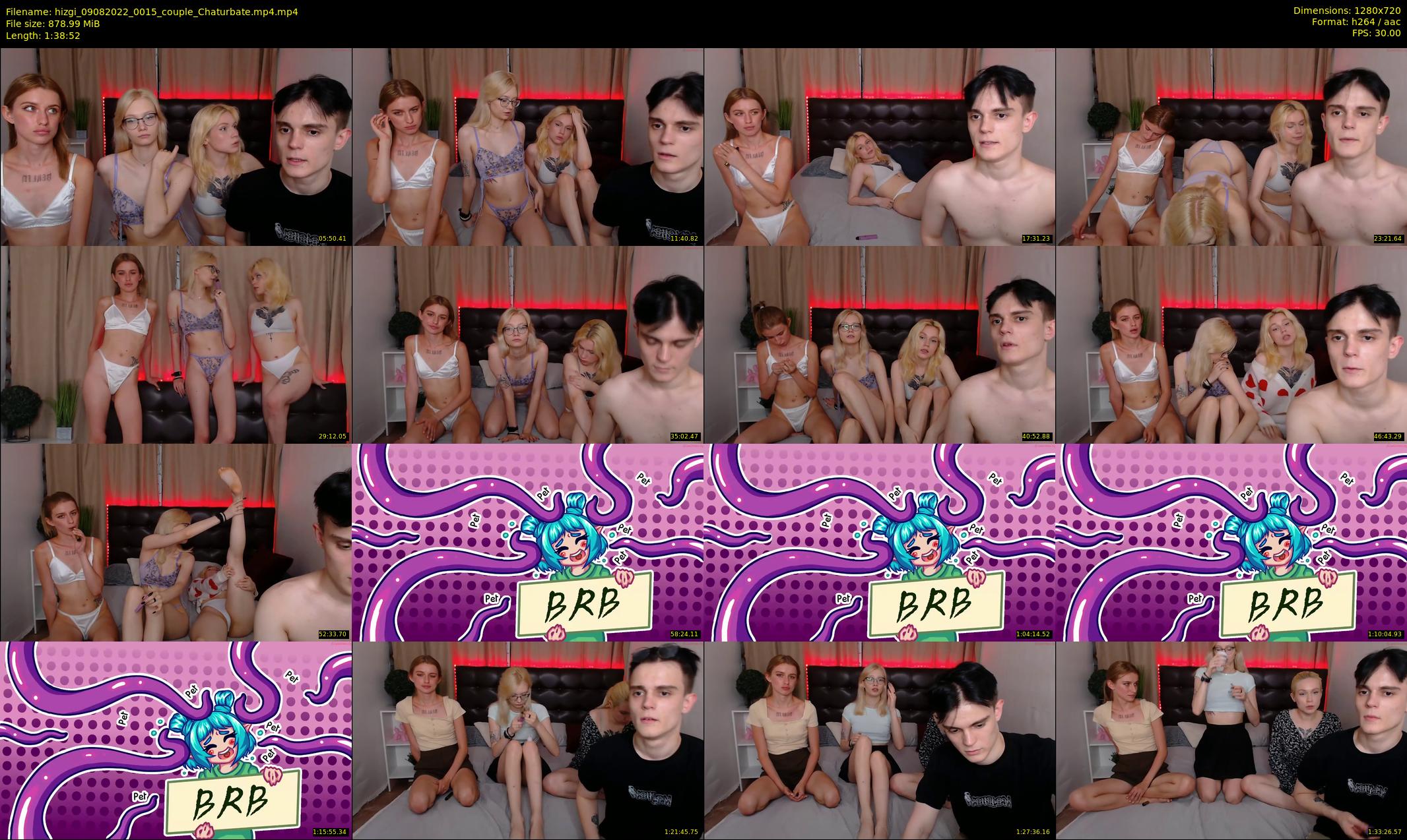hizgi — 99 minute Chaturbate couple cam show recording, 720p, Aug 9, 2022