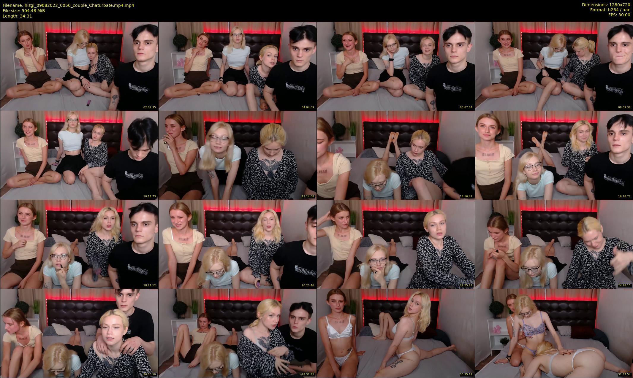 hizgi — 35 minute Chaturbate couple cam show recording, 720p, Aug 9, 2022
