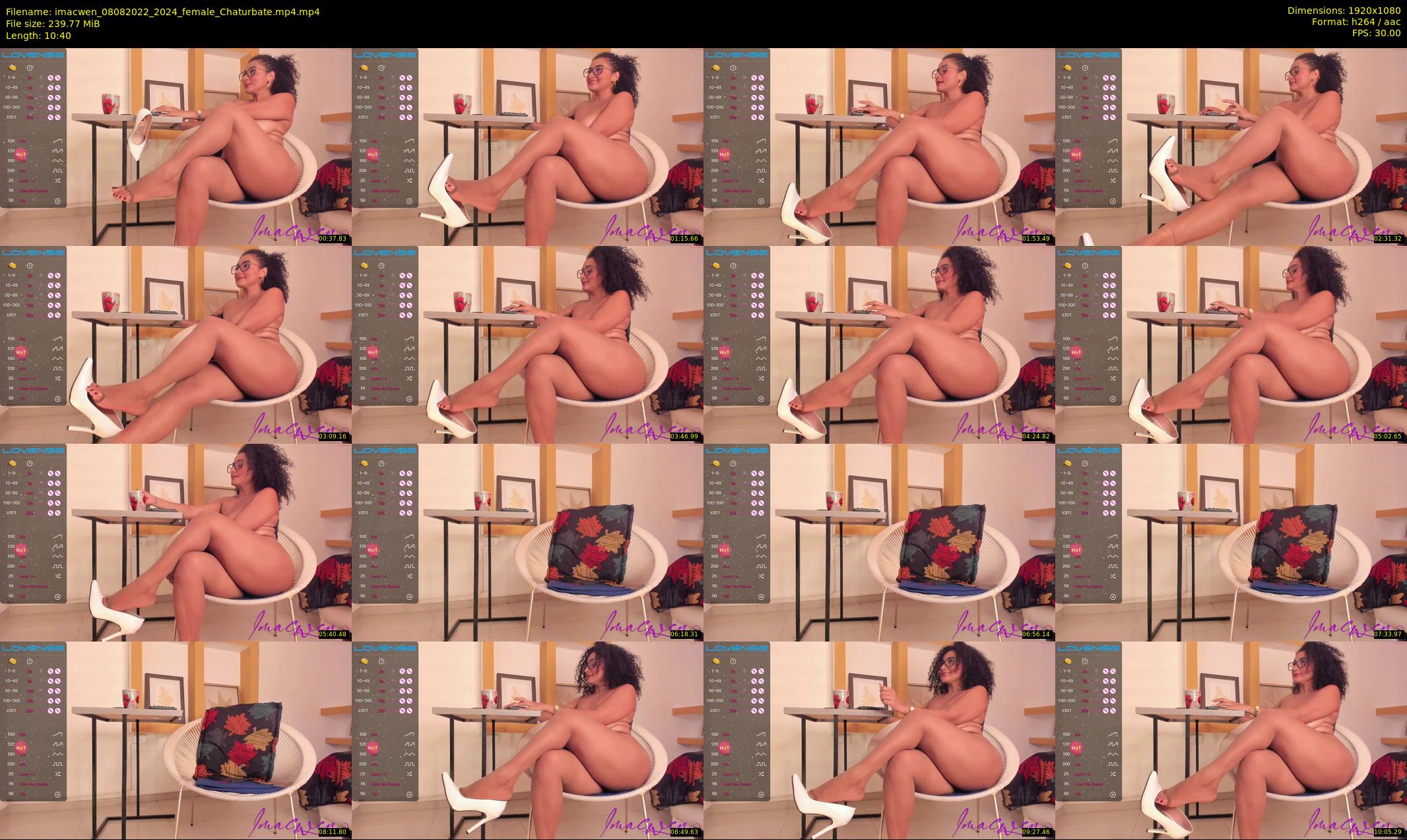 imacwen — 11 minute Chaturbate female cam show recording, 1080p, Aug 8, 2022