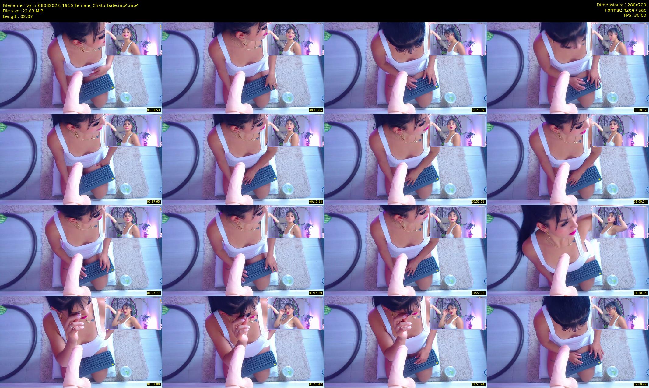 ivy_li — 3 minute Chaturbate female cam show recording, 720p, Aug 8, 2022
