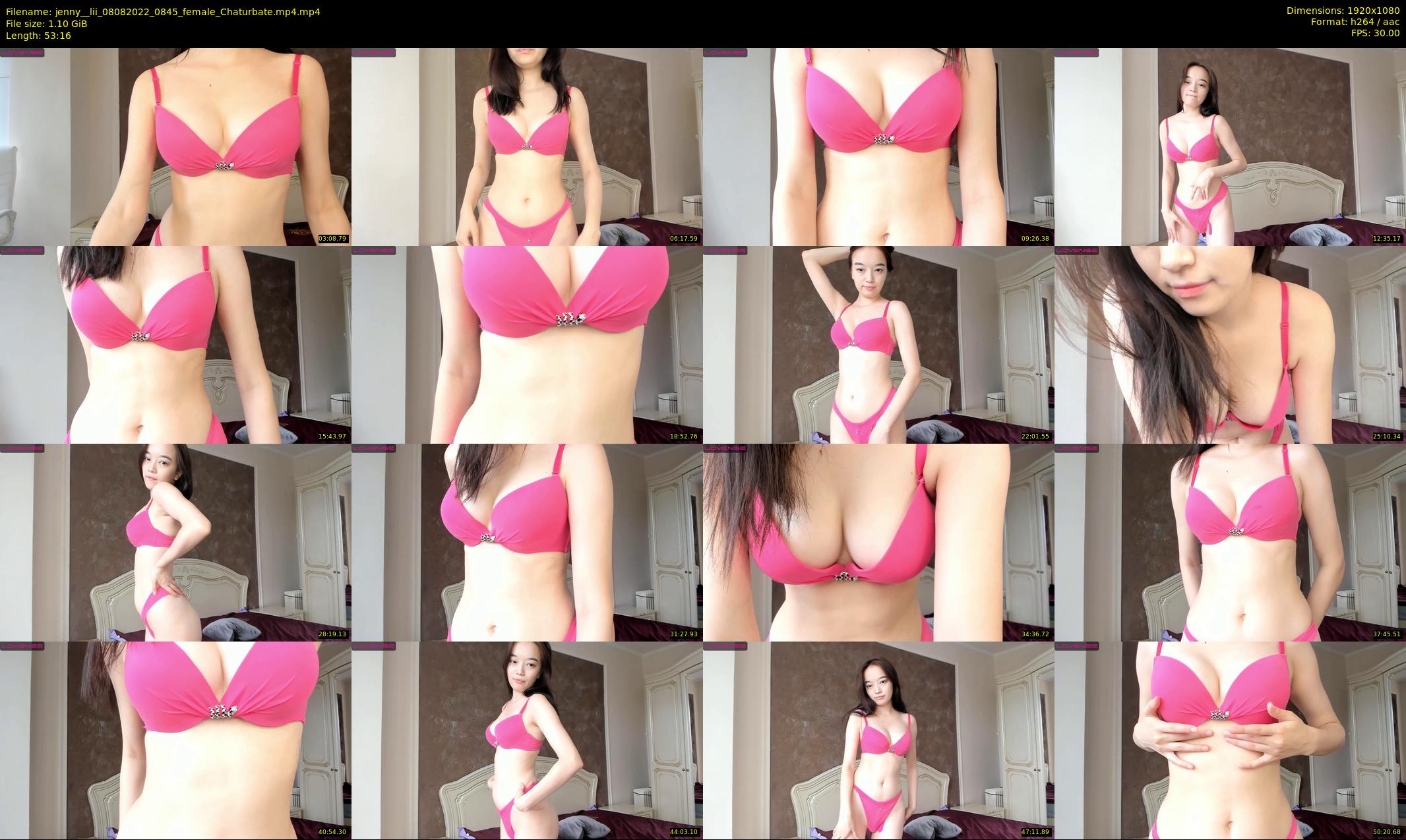 jenny__lii — 54 minute Chaturbate female cam show recording, 1080p, Aug 8, 2022