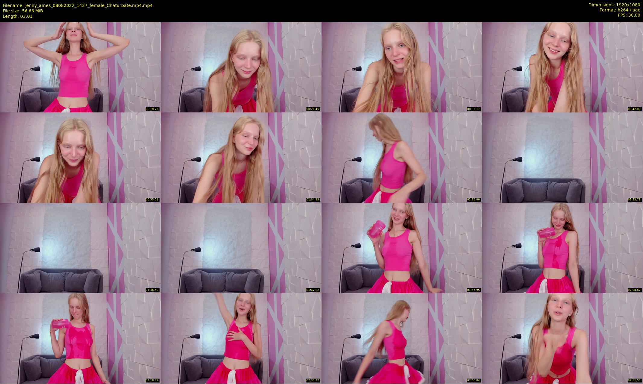 jenny_ames — 4 minute Chaturbate female cam show recording, 1080p, Aug 8, 2022