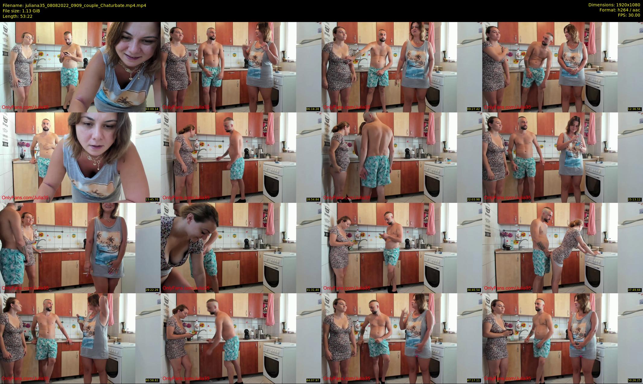 juliana35 — 54 minute Chaturbate couple cam show recording, 1080p, Aug 8, 2022
