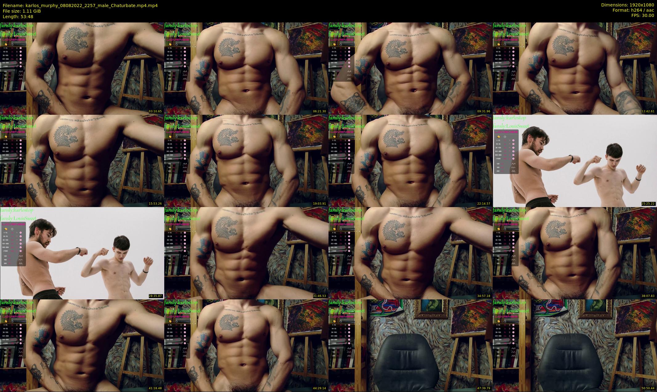 karlos_murphy — 54 minute Chaturbate male cam show recording, 1080p, Aug 8, 2022