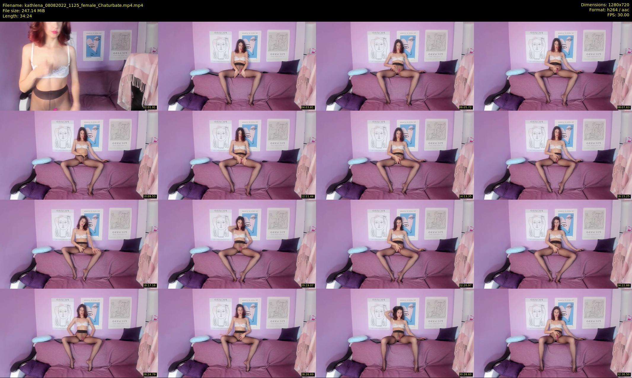kathlena — 35 minute Chaturbate female cam show recording, 720p, Aug 8, 2022