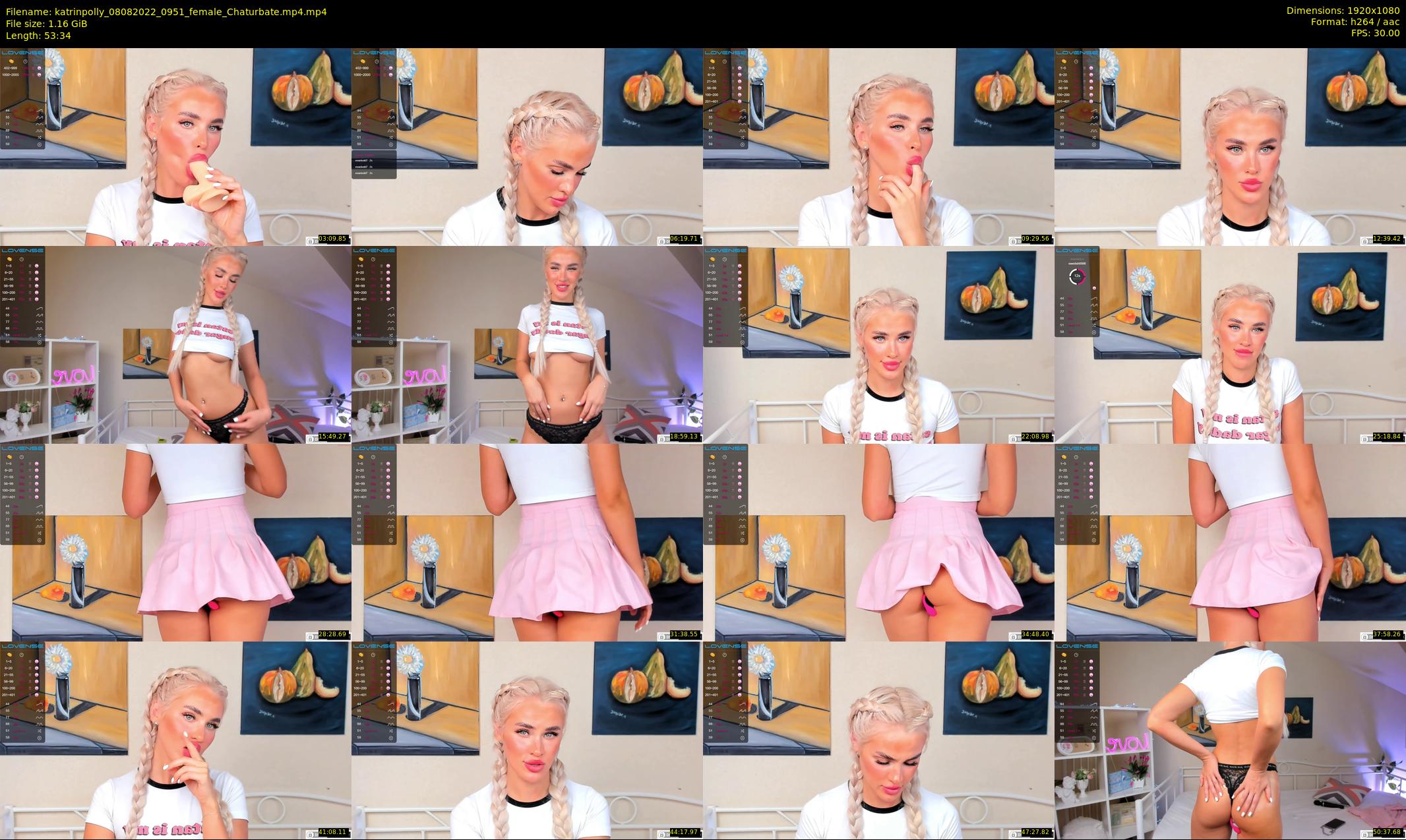 katrinpolly — 54 minute Chaturbate couple cam show recording, 1080p, Aug 8, 2022