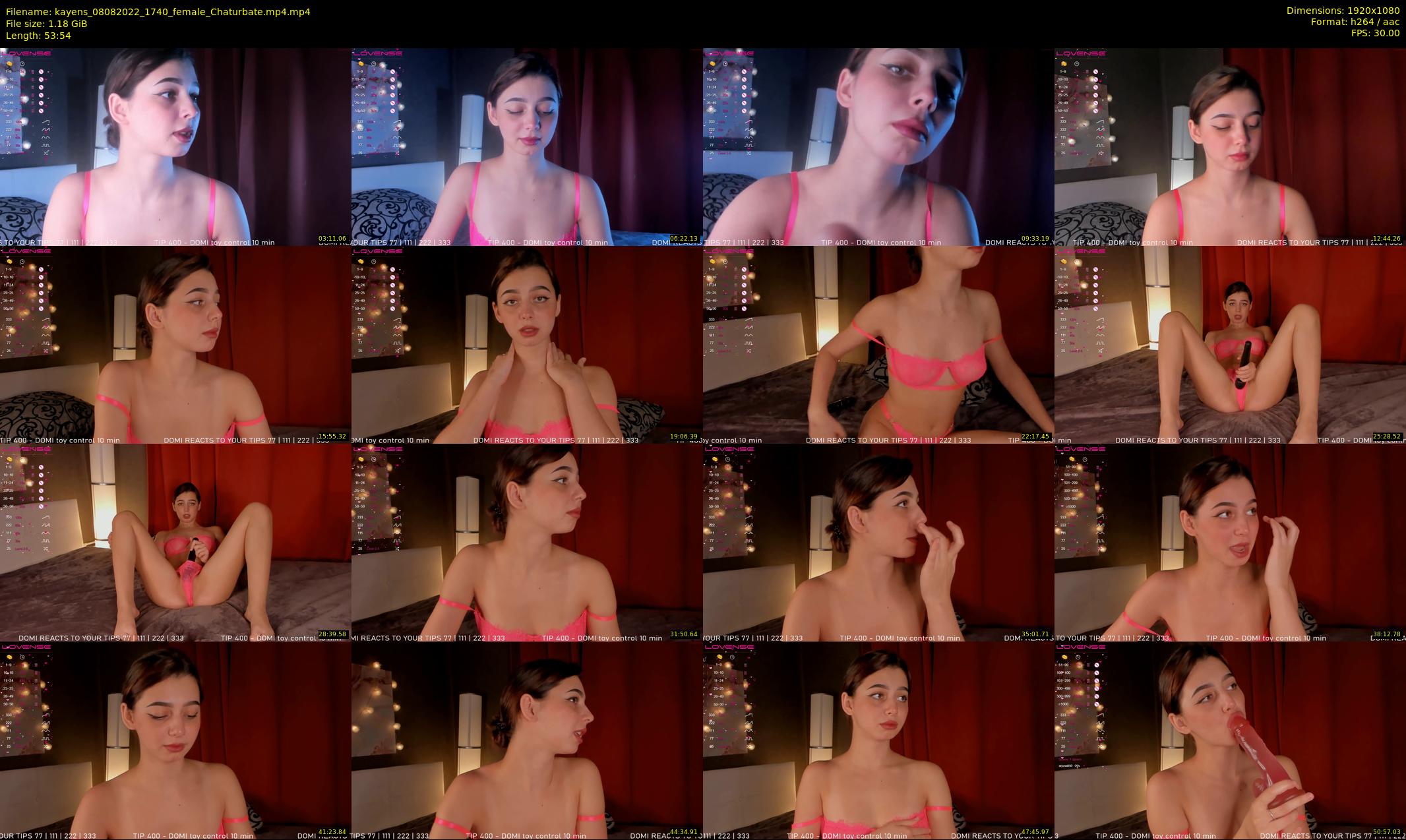 kayens — 54 minute Chaturbate couple cam show recording, 1080p, Aug 8, 2022