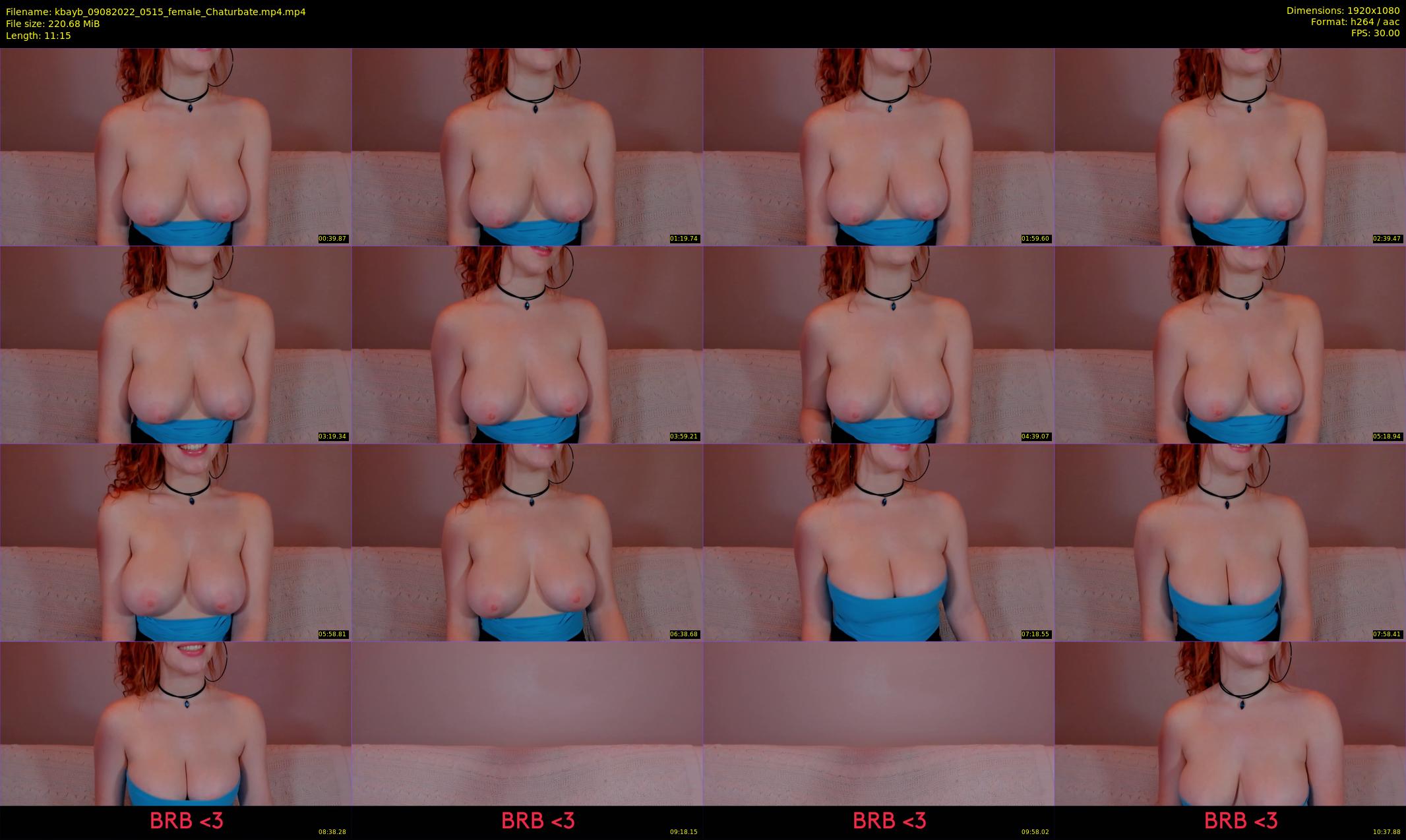 kbayb — 12 minute Chaturbate female cam show recording, 1080p, Aug 9, 2022