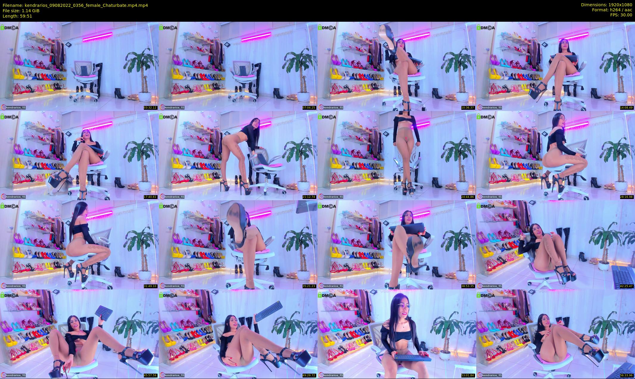 kendrarios — 60 minute Chaturbate female cam show recording, 1080p, Aug 9, 2022