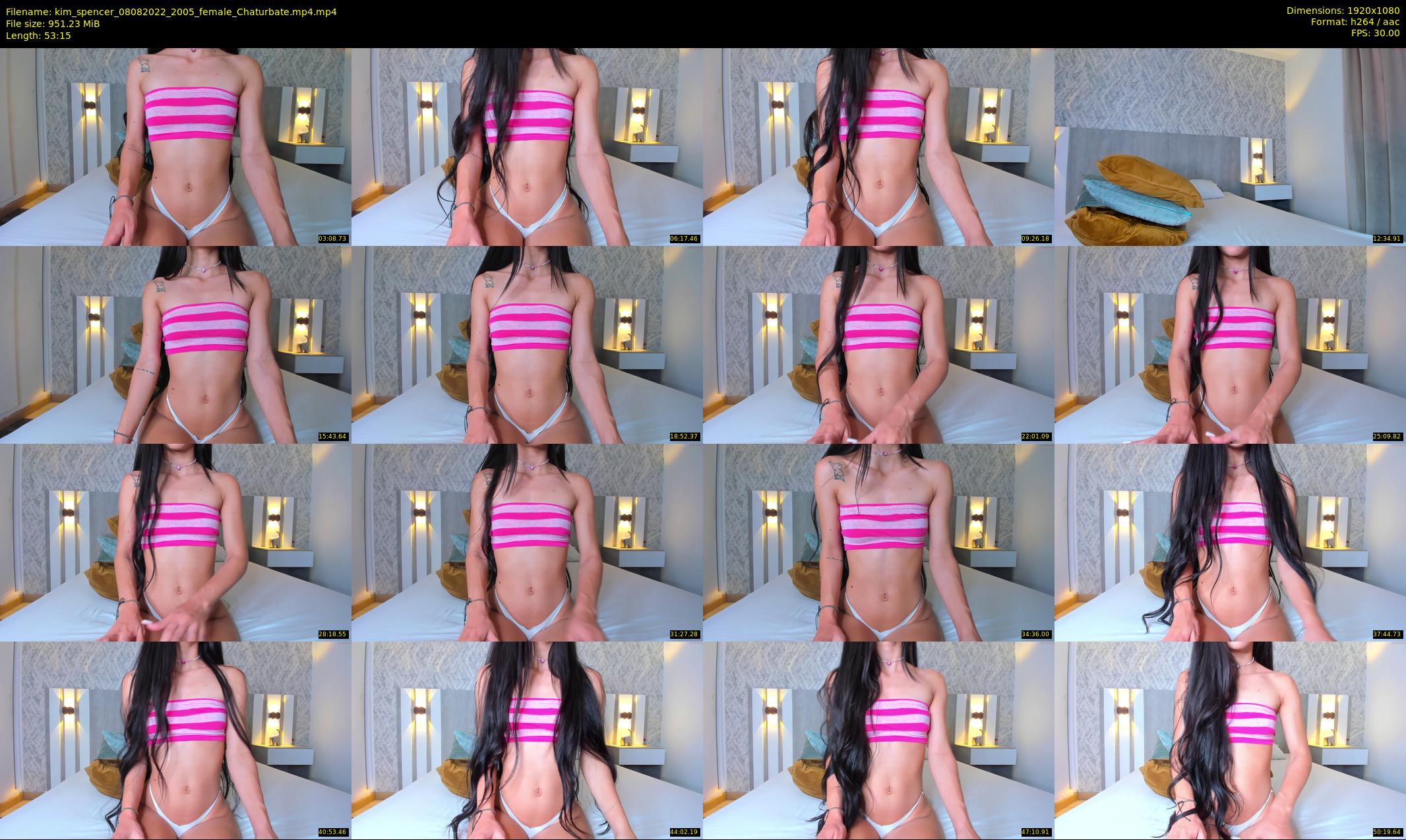 kim_spencer — 54 minute Chaturbate female cam show recording, 1080p, Aug 8, 2022