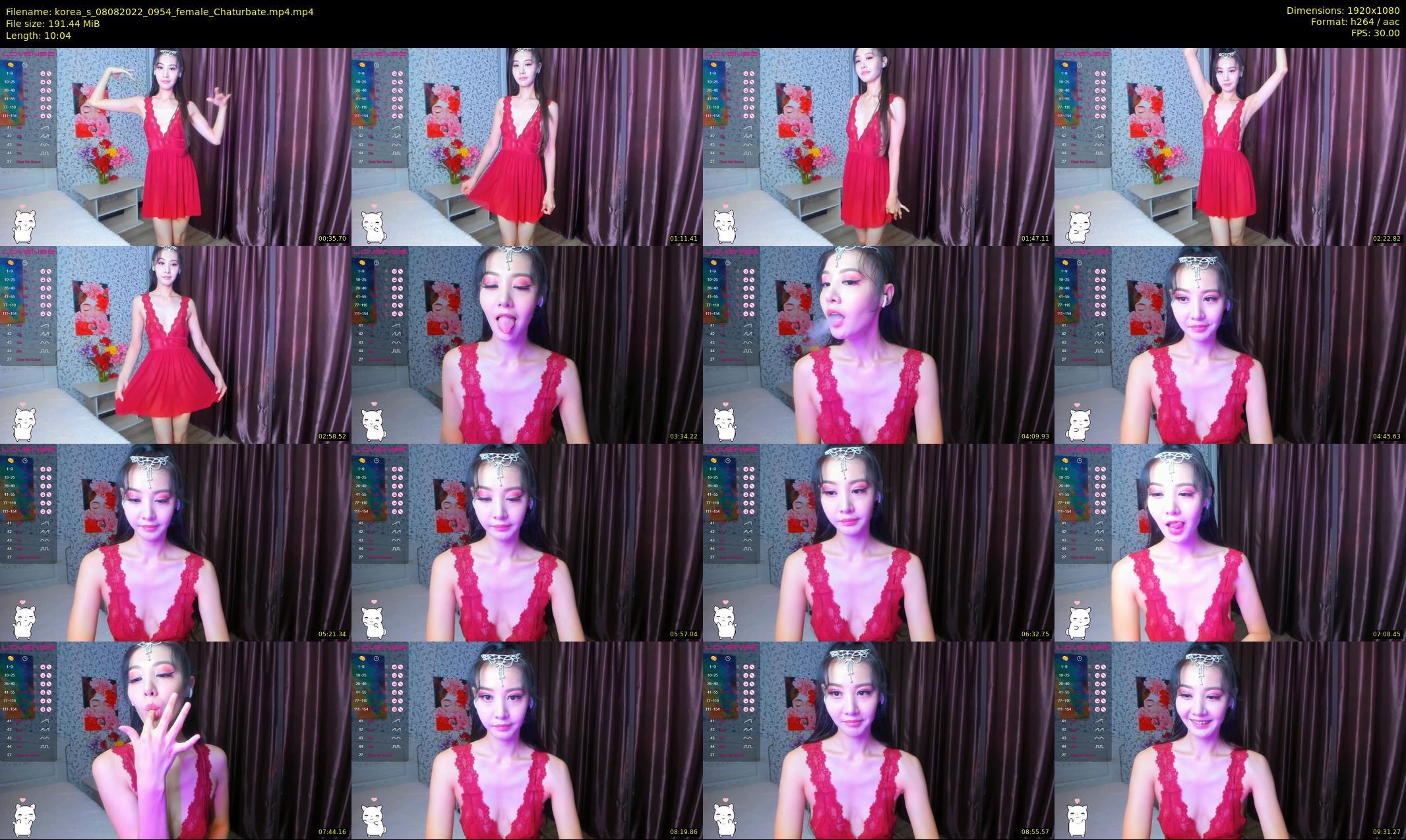 korea_s — 11 minute Chaturbate female cam show recording, 1080p, Aug 8, 2022