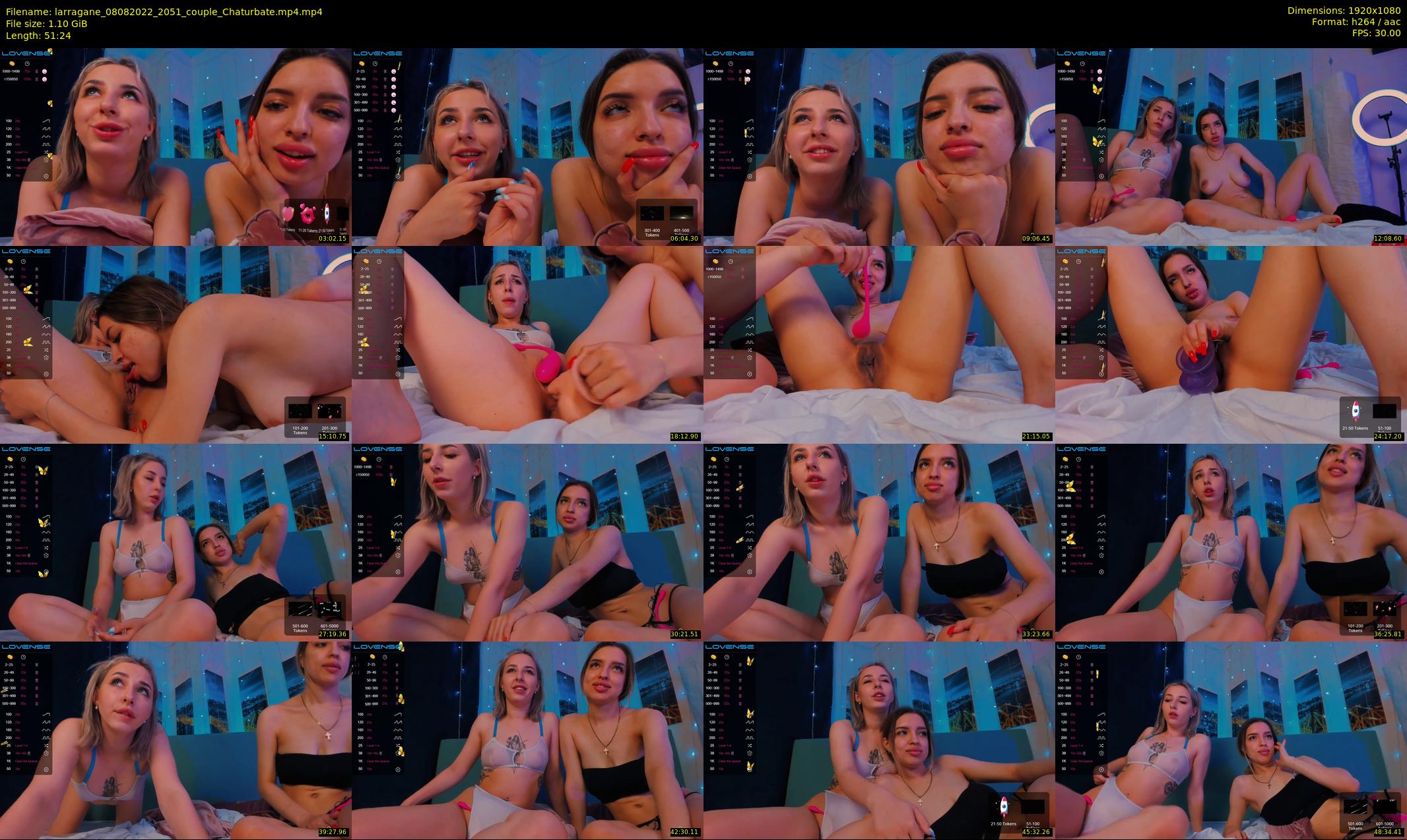 larragane — 52 minute Chaturbate couple cam show recording, 1080p, Aug 8, 2022