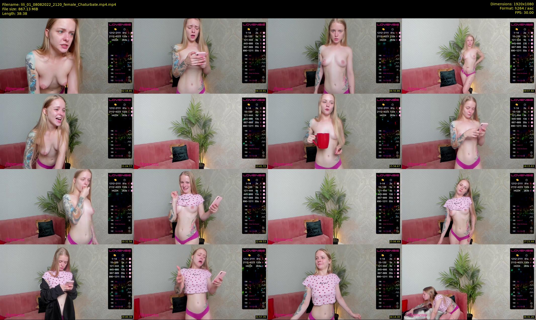 lili_01 — 39 minute Chaturbate female cam show recording, 1080p, Aug 8, 2022