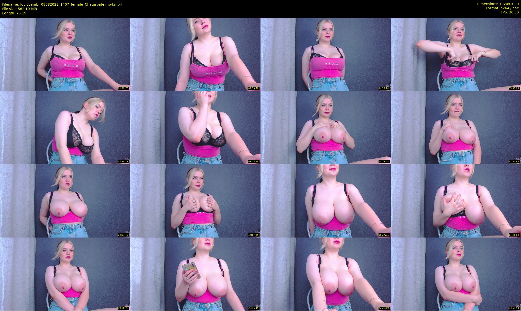 lovlybambi — 26 minute Chaturbate female cam show recording, 1080p, Aug 8, 2022
