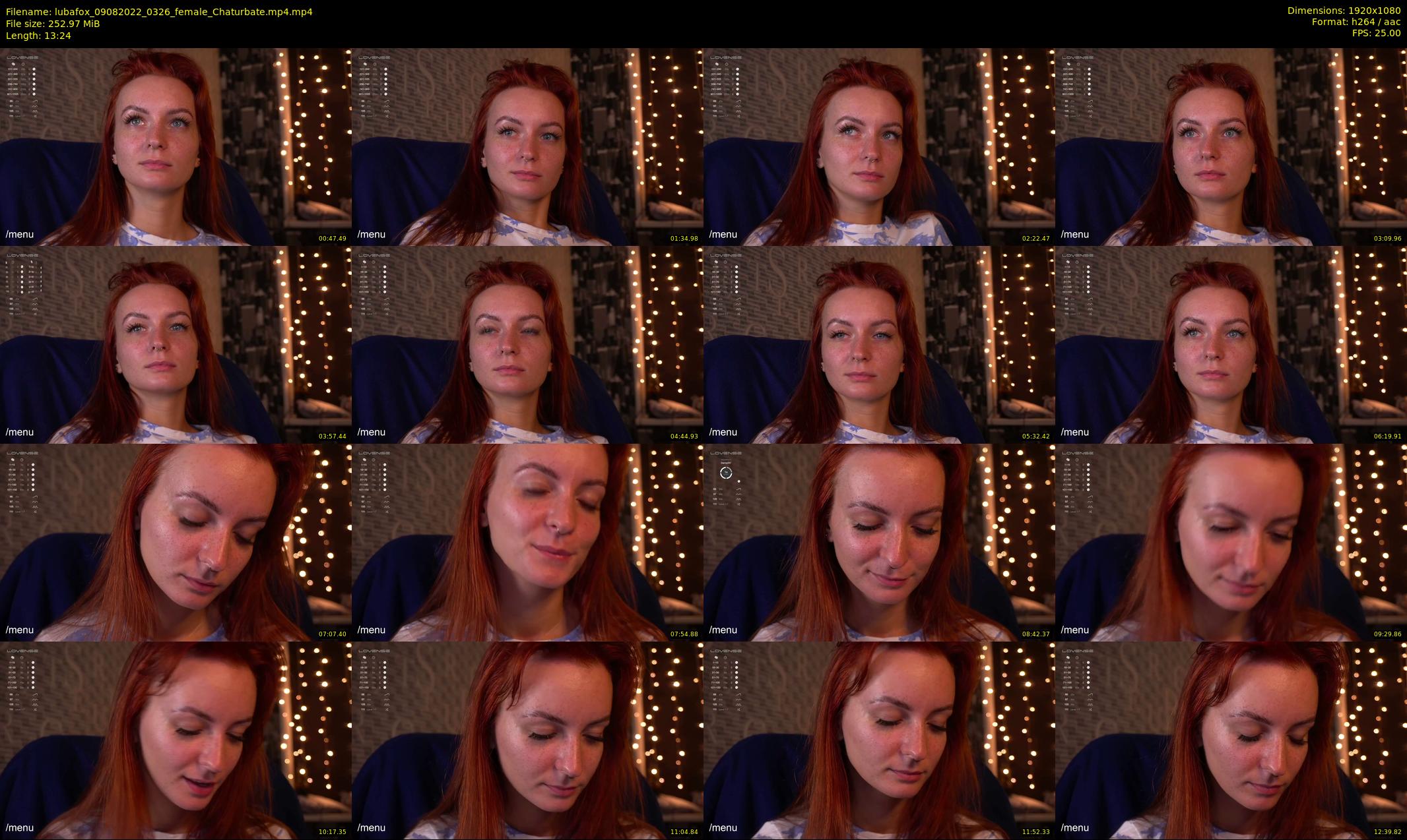 lubafox — 14 minute Chaturbate female cam show recording, 1080p, Aug 9, 2022