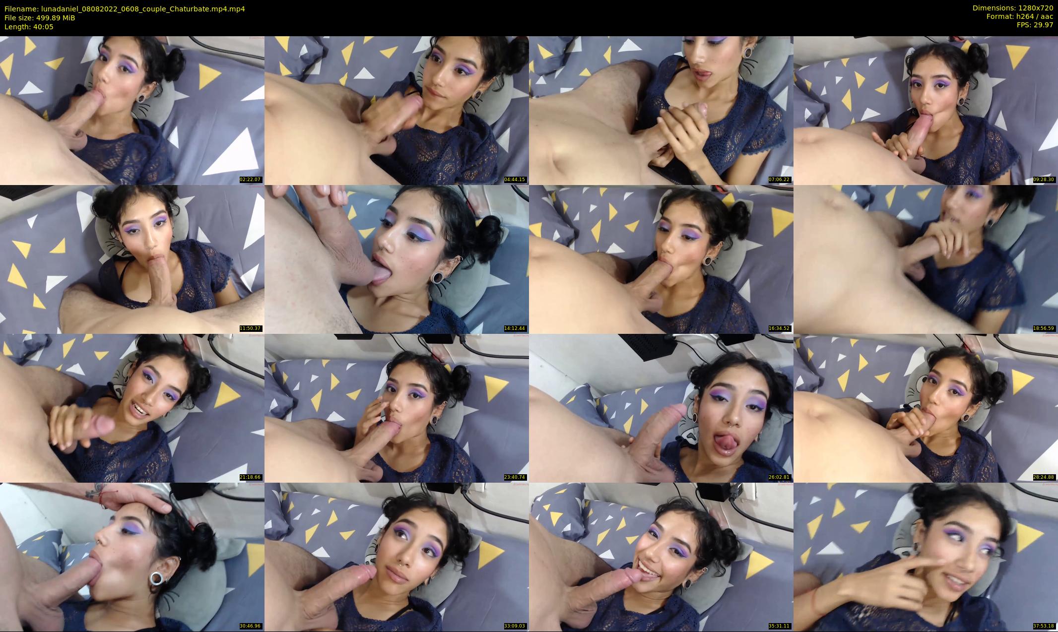 lunadaniel — 41 minute Chaturbate couple cam show recording, 720p, Aug 8, 2022