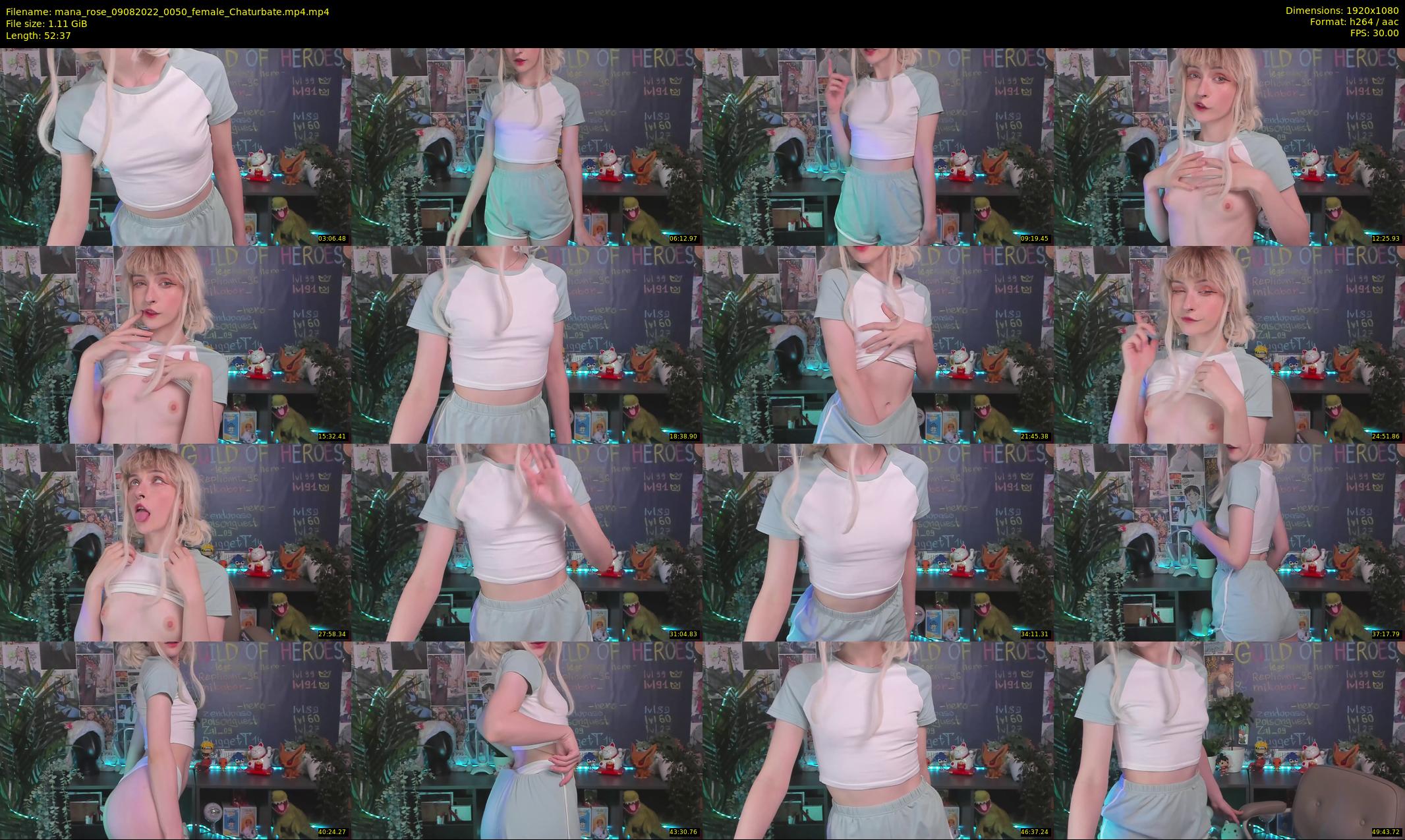 mana_rose — 53 minute Chaturbate female cam show recording, 1080p, Aug 9, 2022