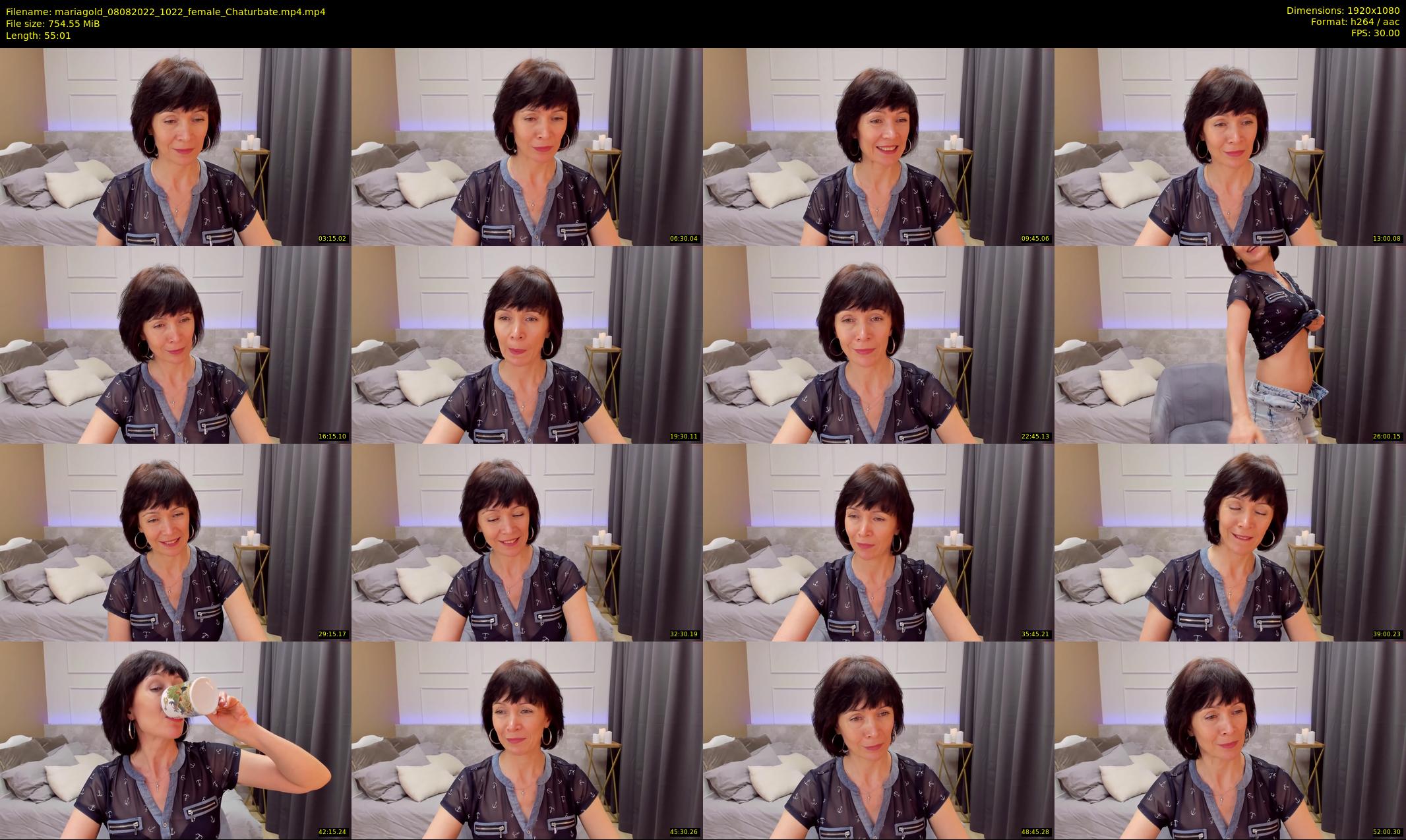 mariagold — 56 minute Chaturbate female cam show recording, 1080p, Aug 8, 2022