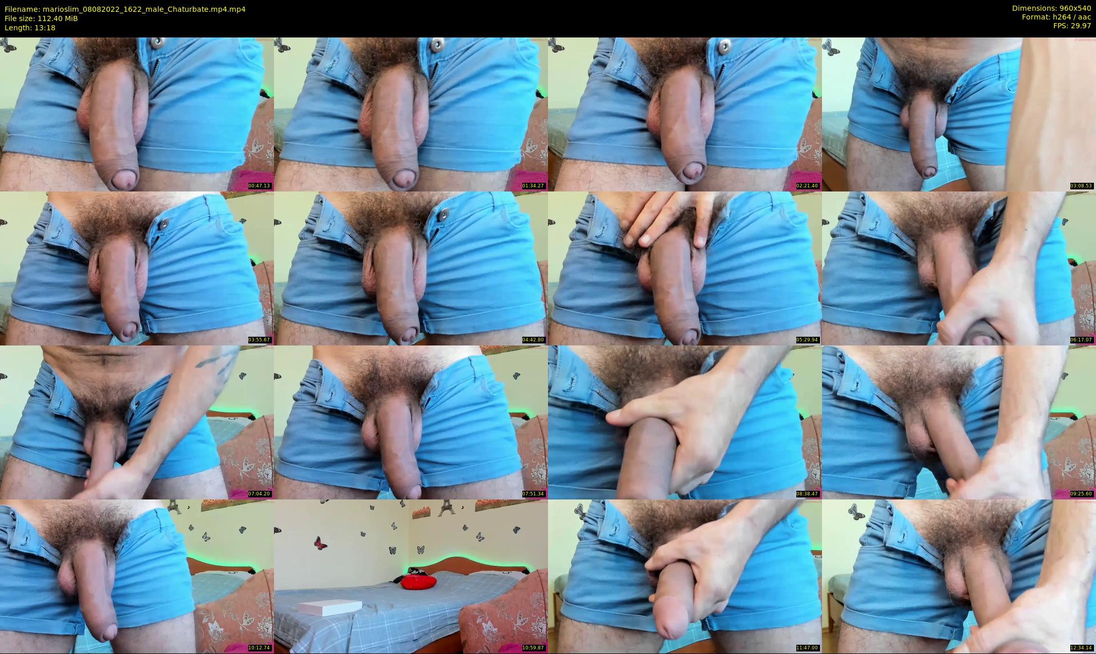 marioslim — 14 minute Chaturbate male cam show recording, 480p, Aug 8, 2022