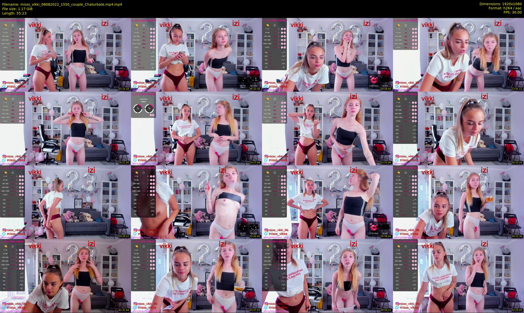 misss_vikki — 56 minute Chaturbate female cam show recording, 1080p, Aug 8, 2022