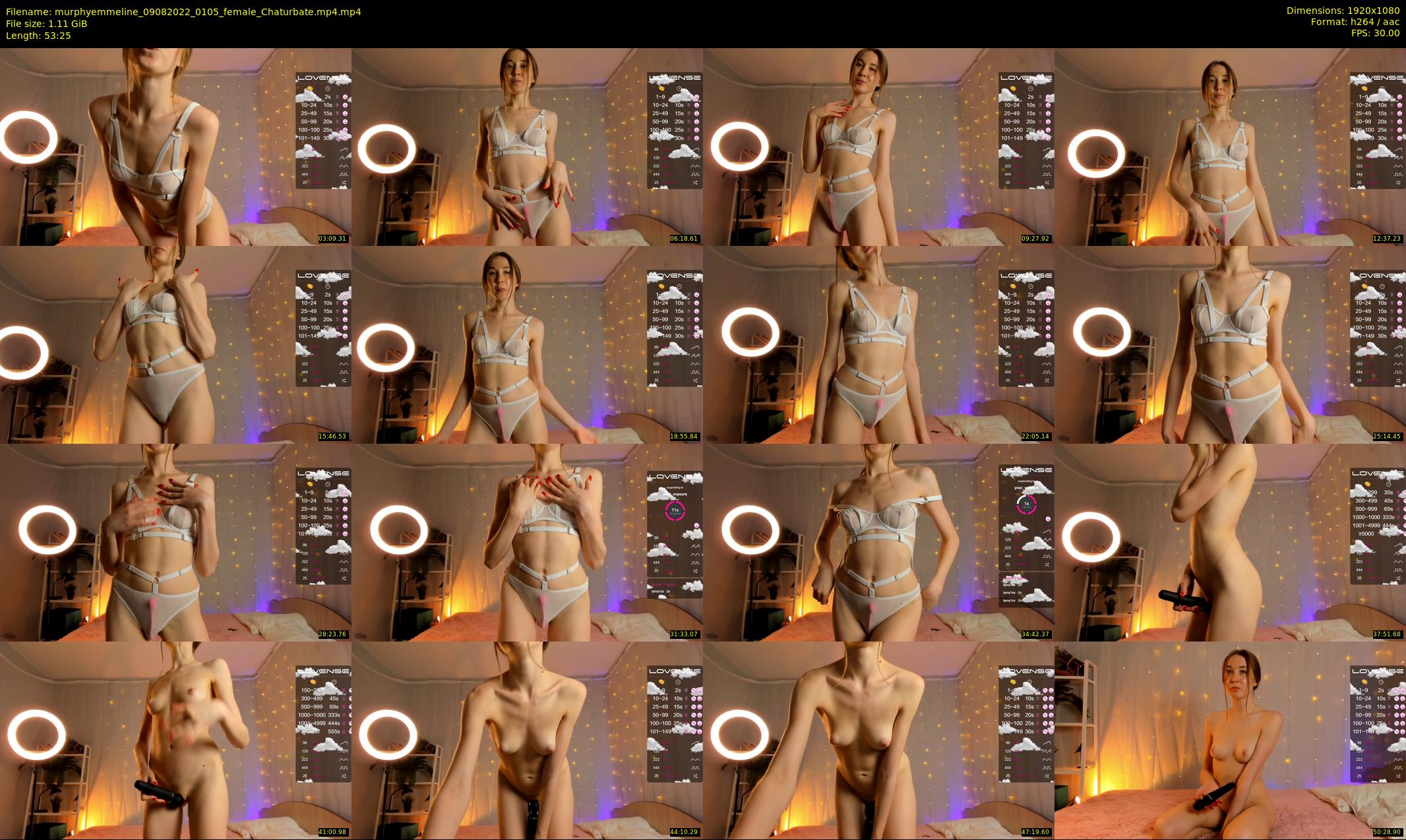 murphyemmeline — 54 minute Chaturbate female cam show recording, 1080p, Aug 9, 2022