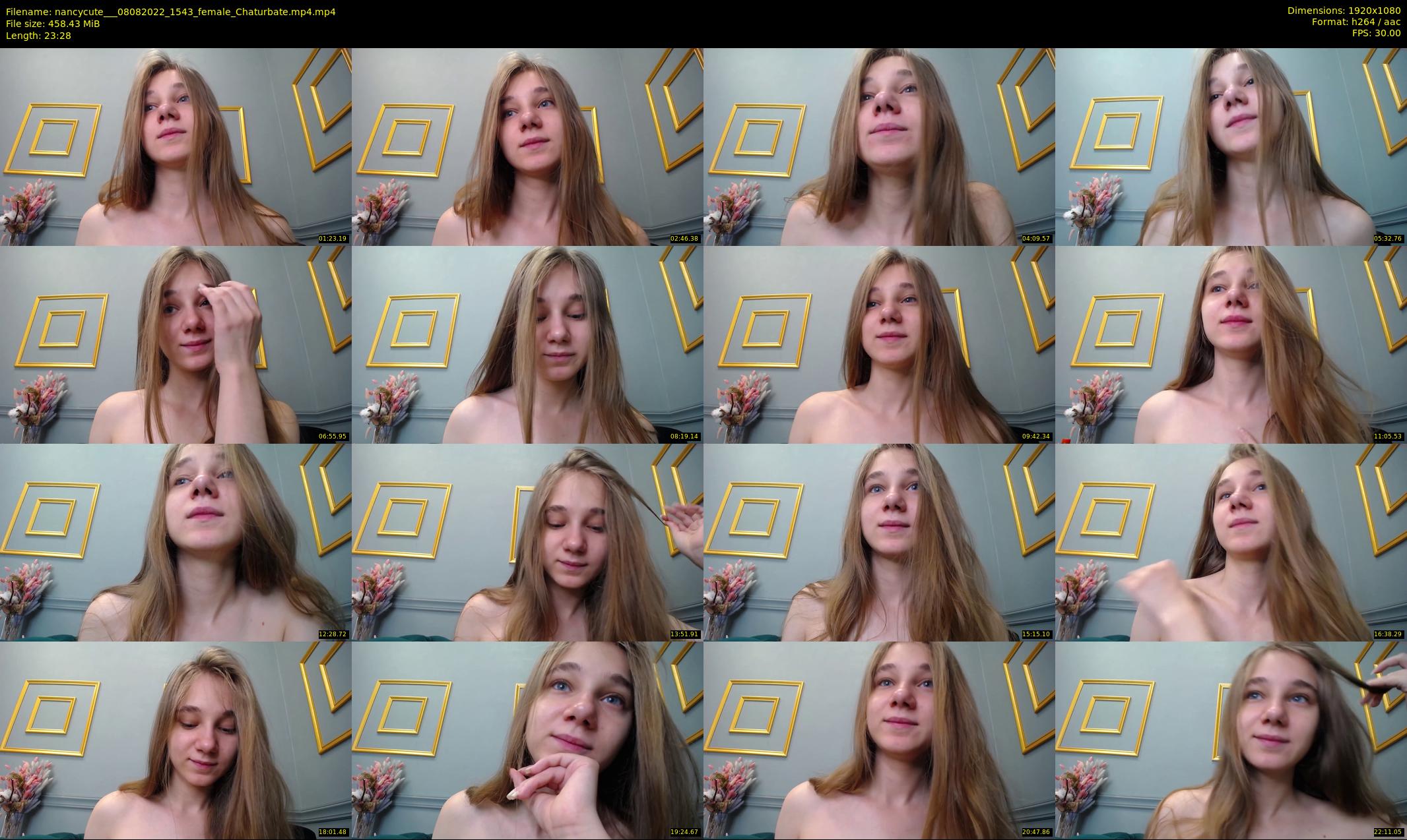 nancycute__ — 24 minute Chaturbate female cam show recording, 1080p, Aug 8, 2022