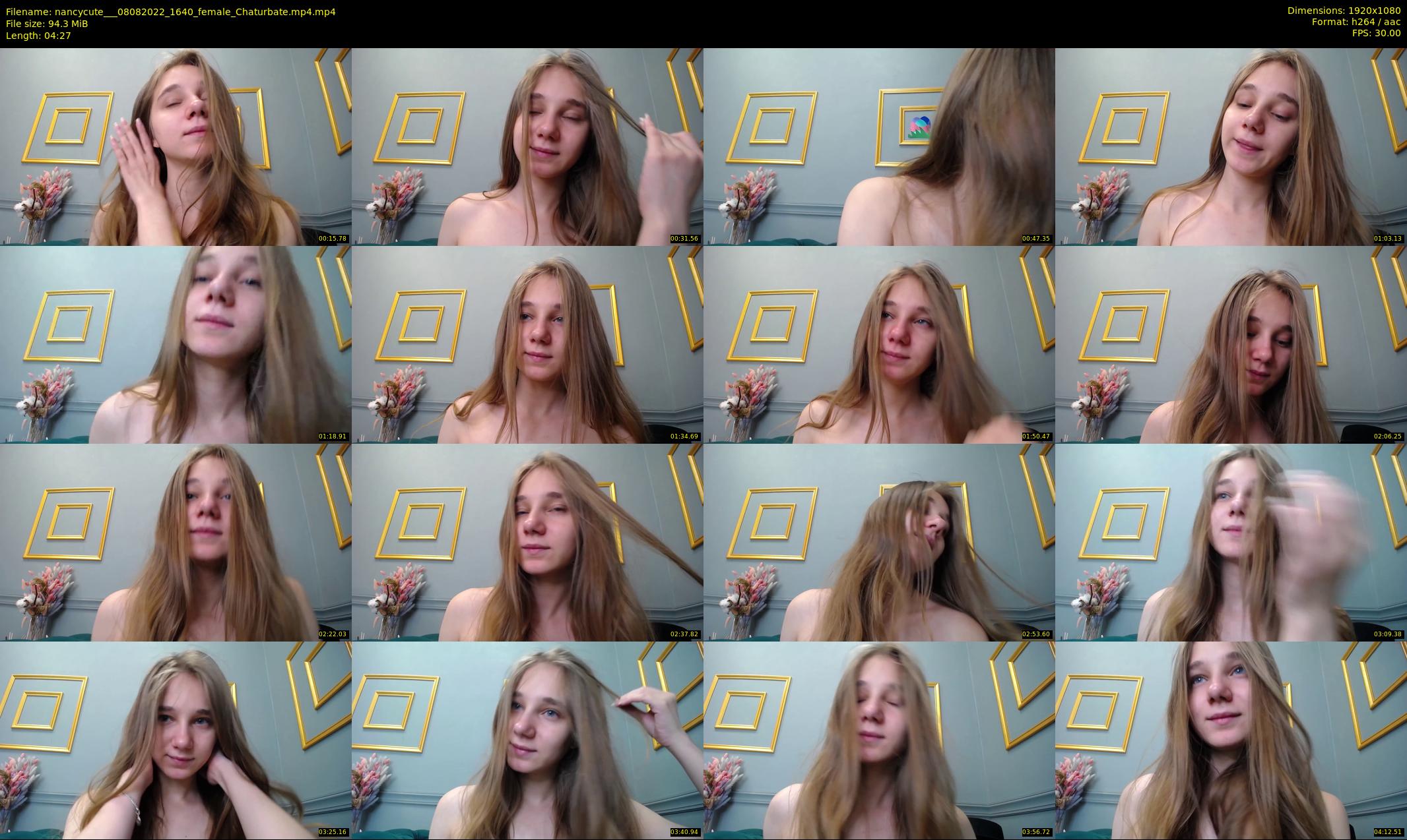 nancycute__ — 5 minute Chaturbate female cam show recording, 1080p, Aug 8, 2022