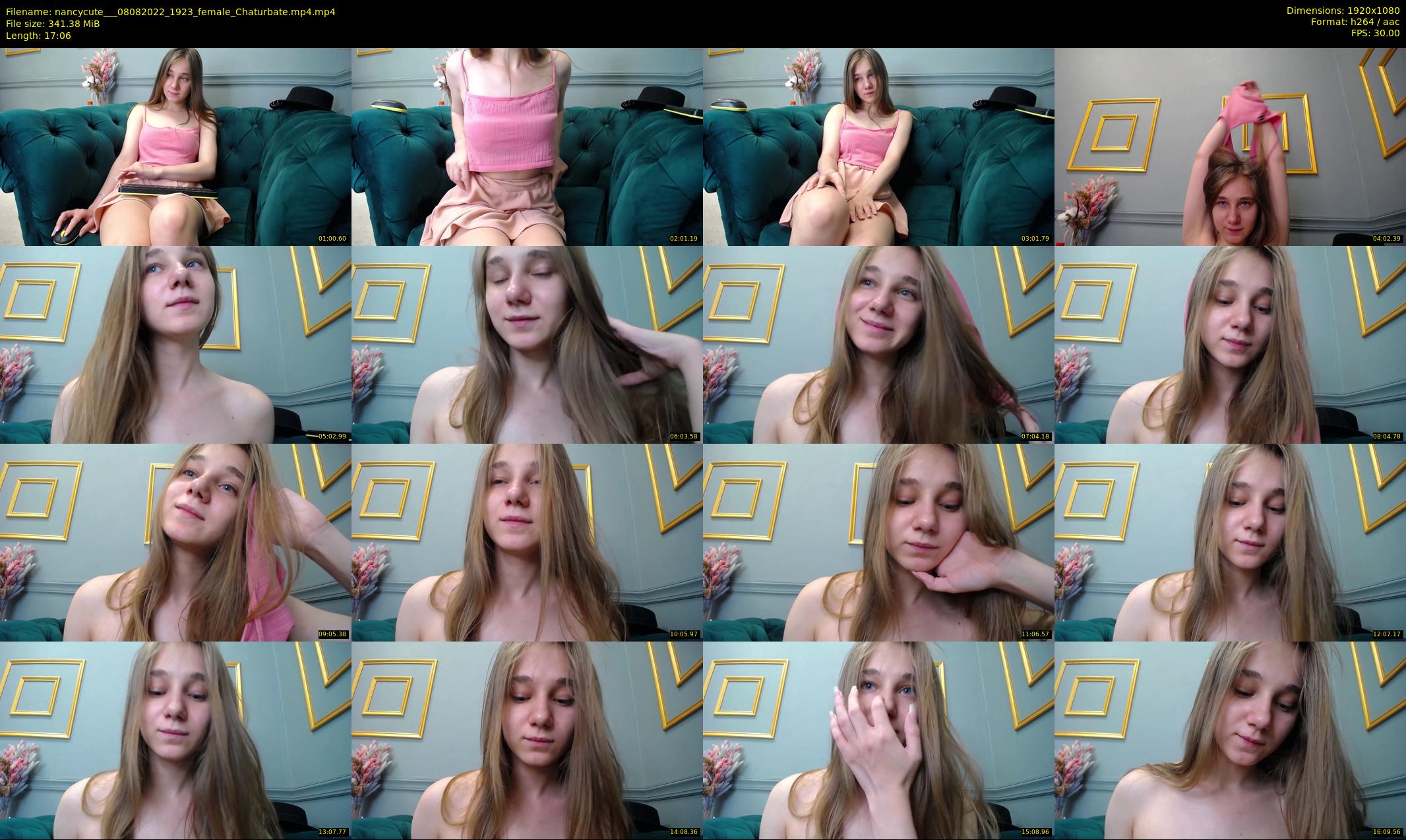 nancycute__ — 18 minute Chaturbate female cam show recording, 1080p, Aug 8, 2022