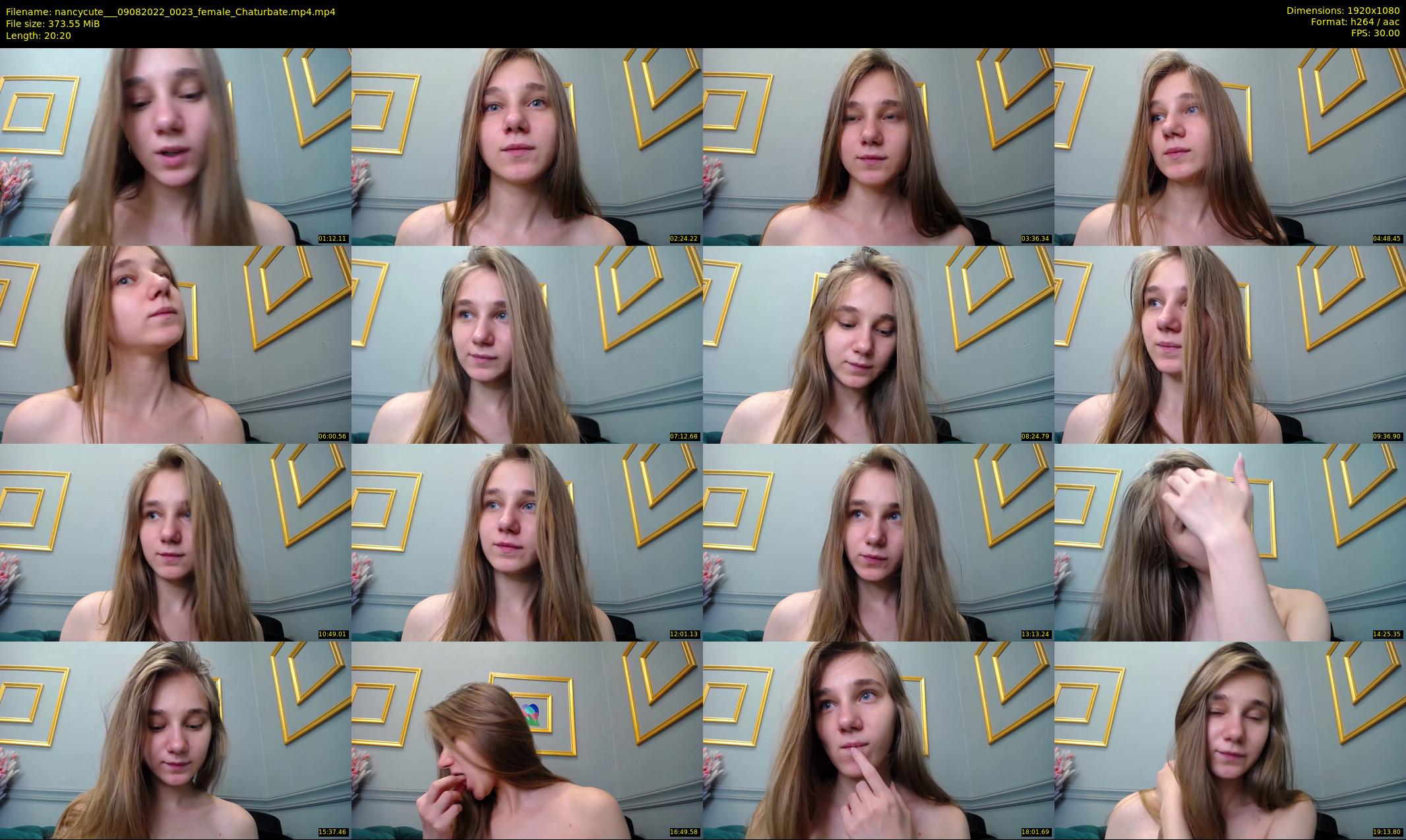 nancycute__ — 21 minute Chaturbate female cam show recording, 1080p, Aug 9, 2022